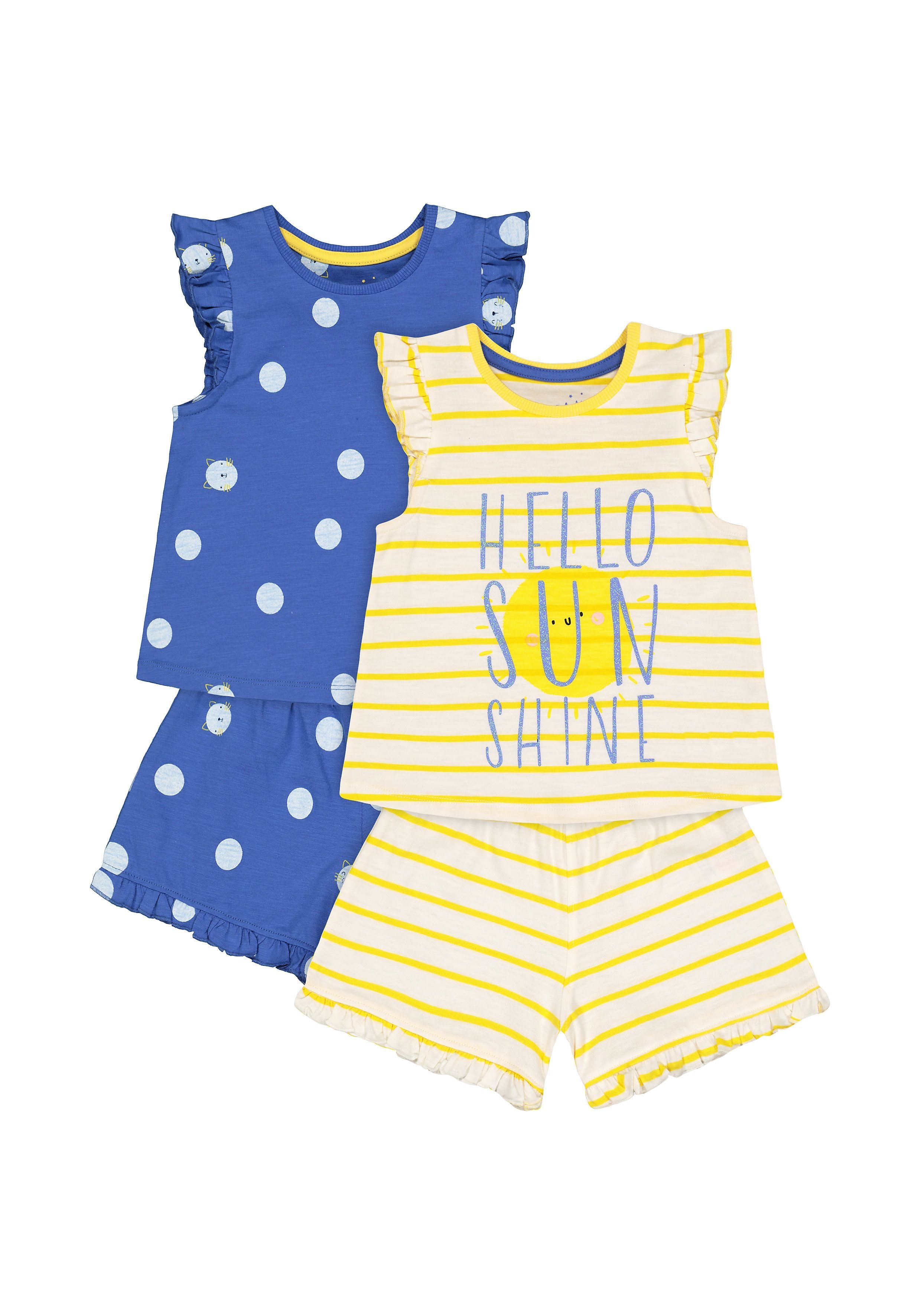 Mothercare Pointelle Vests- 5 Pack