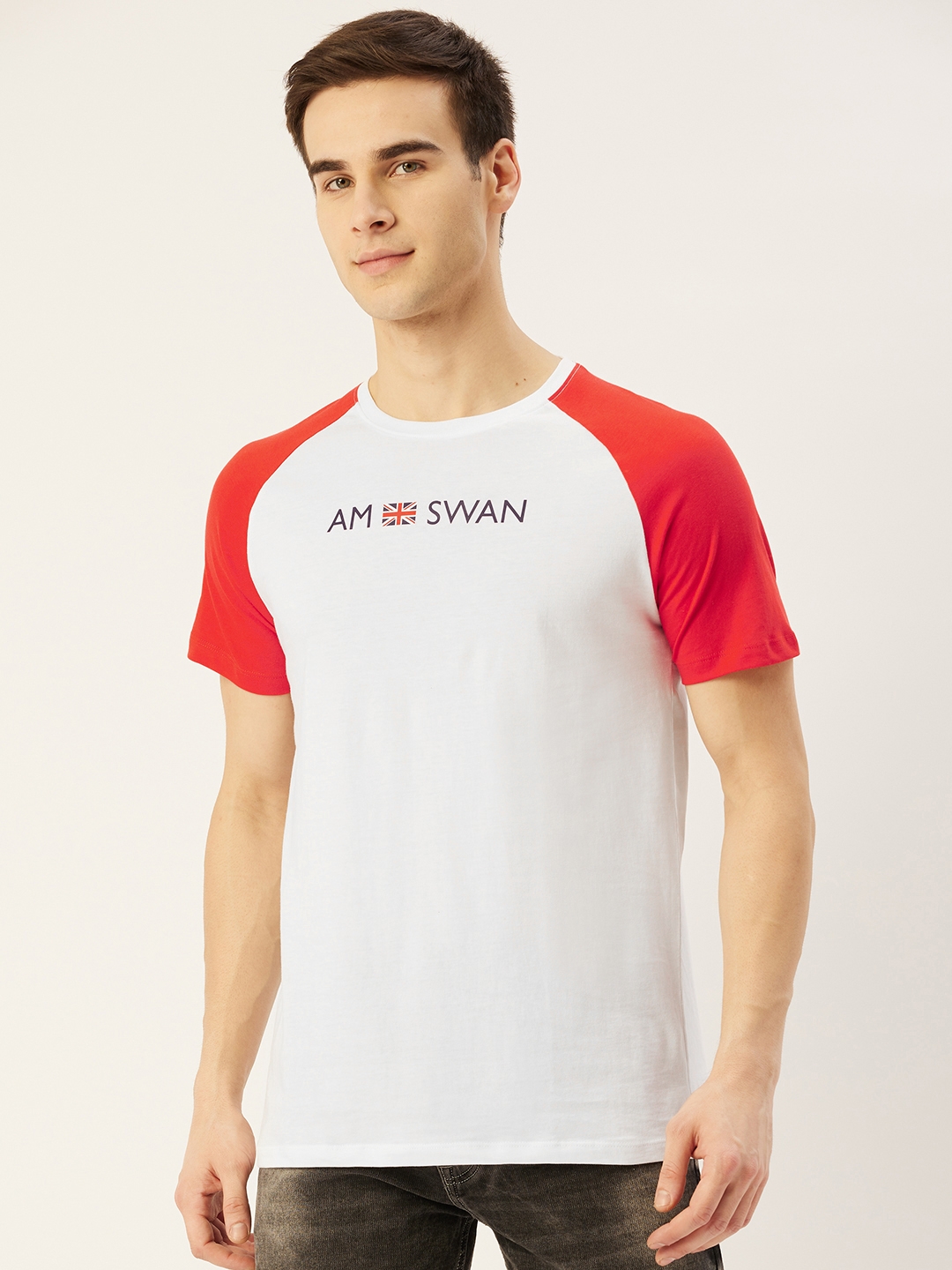 Am Swan | Multi Colourblock Crew Neck T-Shirt