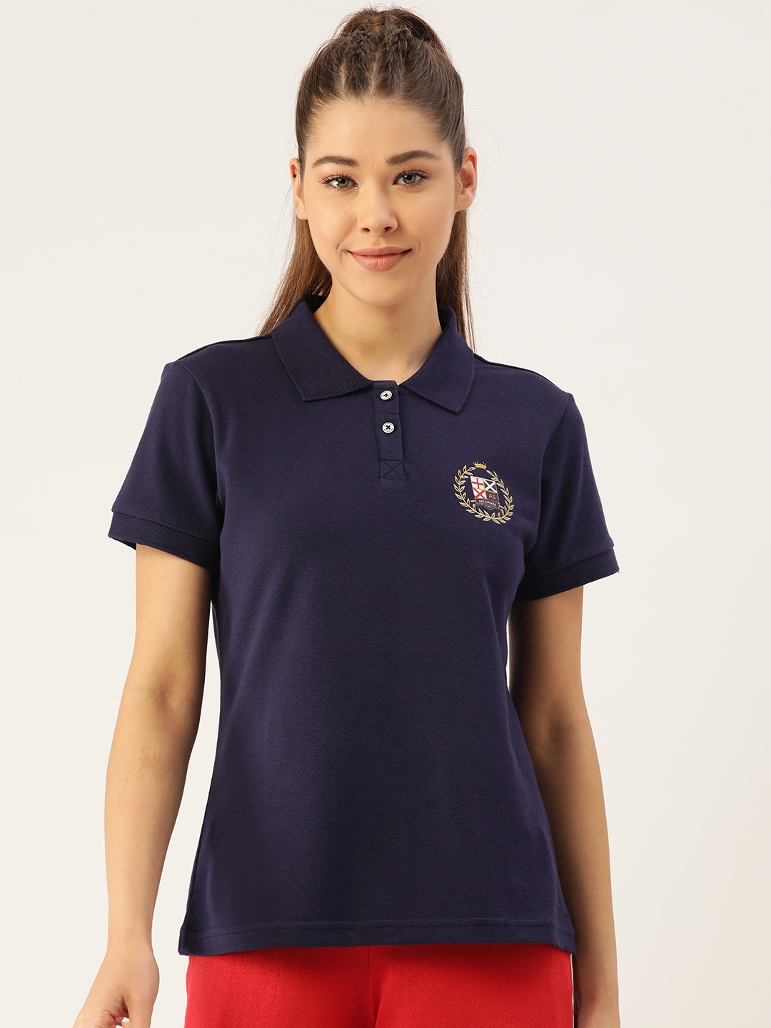 Am Swan | Premium Cotton Printed Half Sleeve Polo T-Shirts