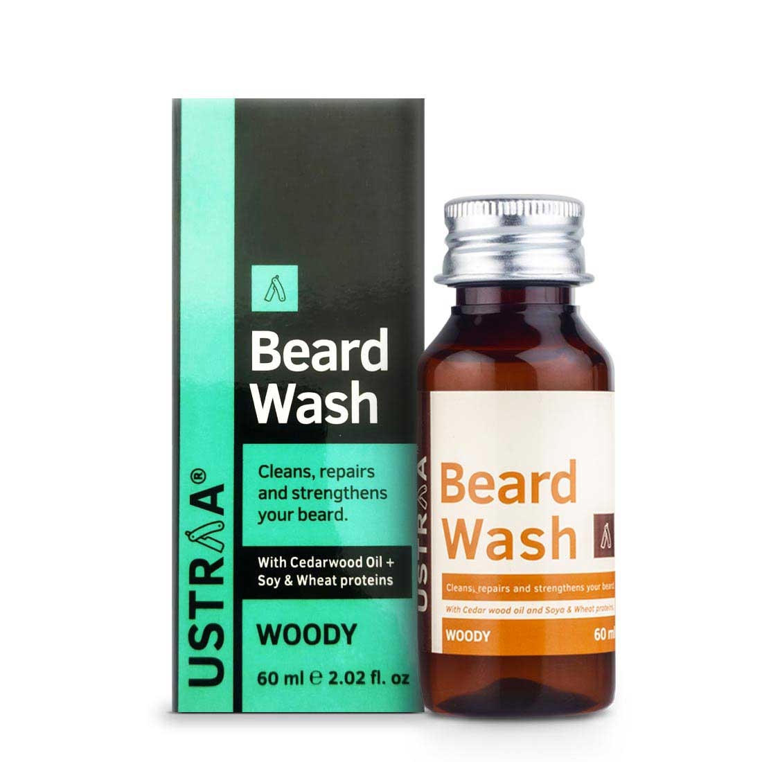 Ustraa | Beard Wash Woody 60ml