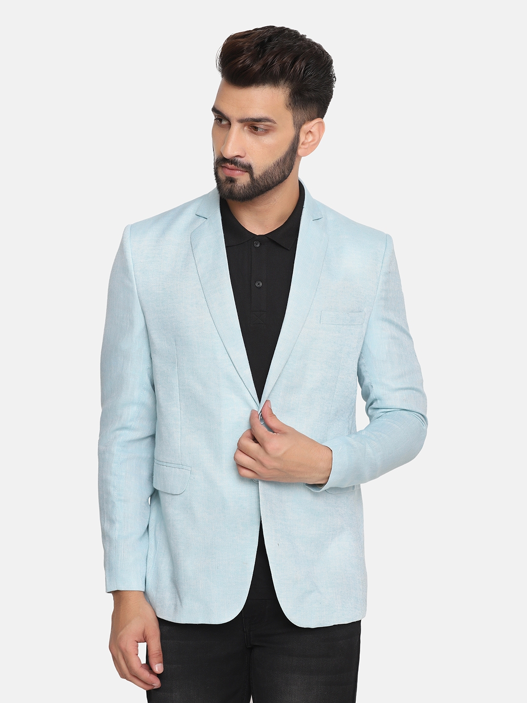 TAHVO | TAHVO men solid linen party blazer