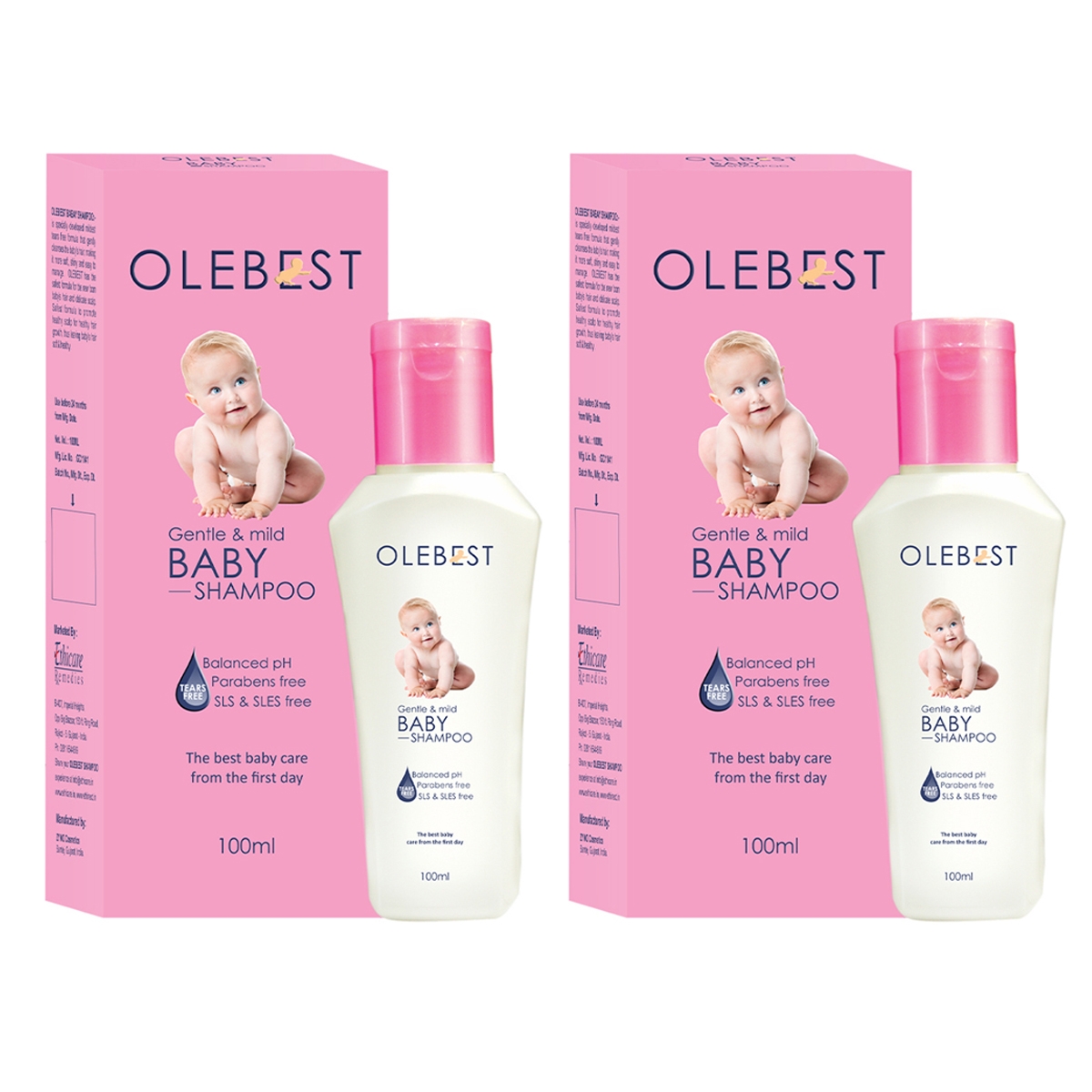 OLEBEST | OLEBEST Baby Shampoo Pack Of 2
