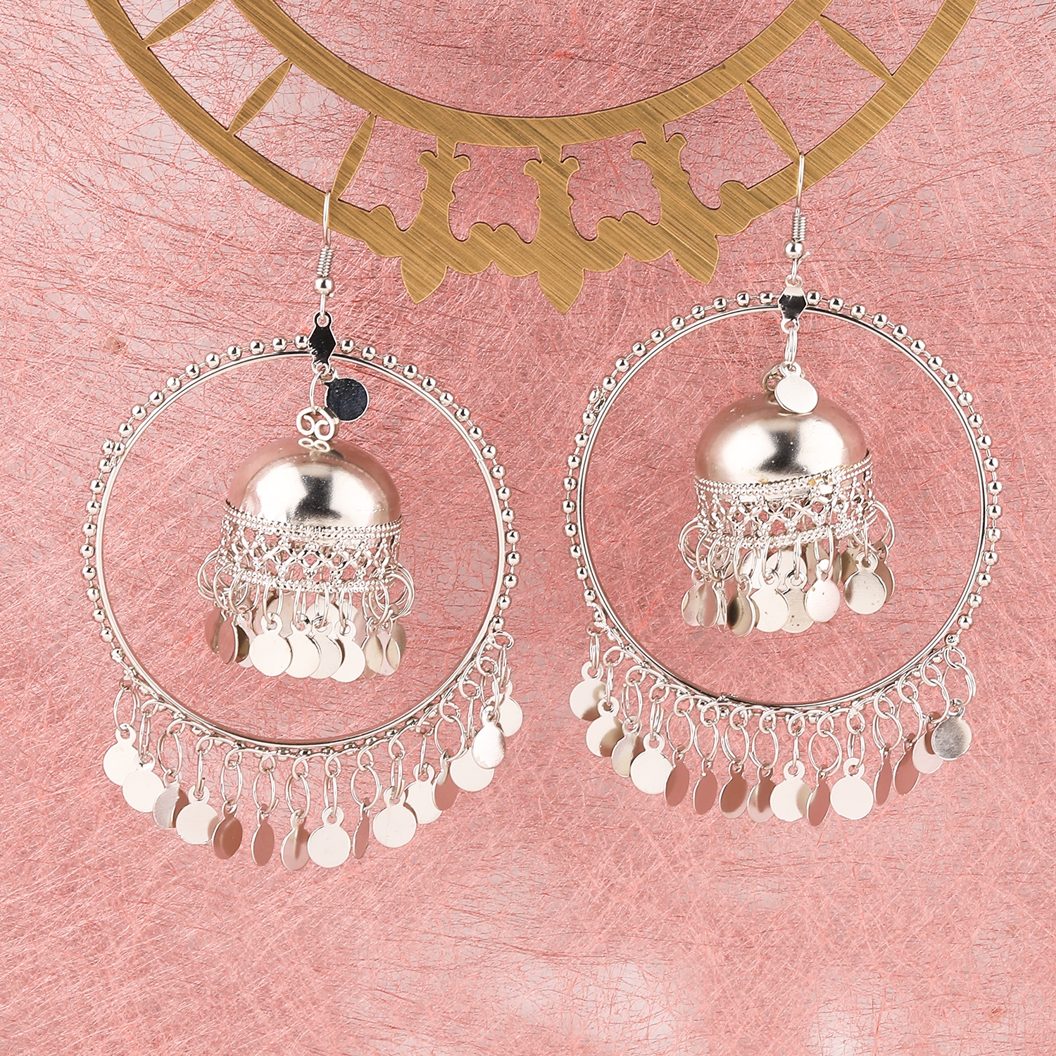 Paola Jewels | Paola Stylish Party Wear Silver  jumki Dangle Earrings For Women Girl