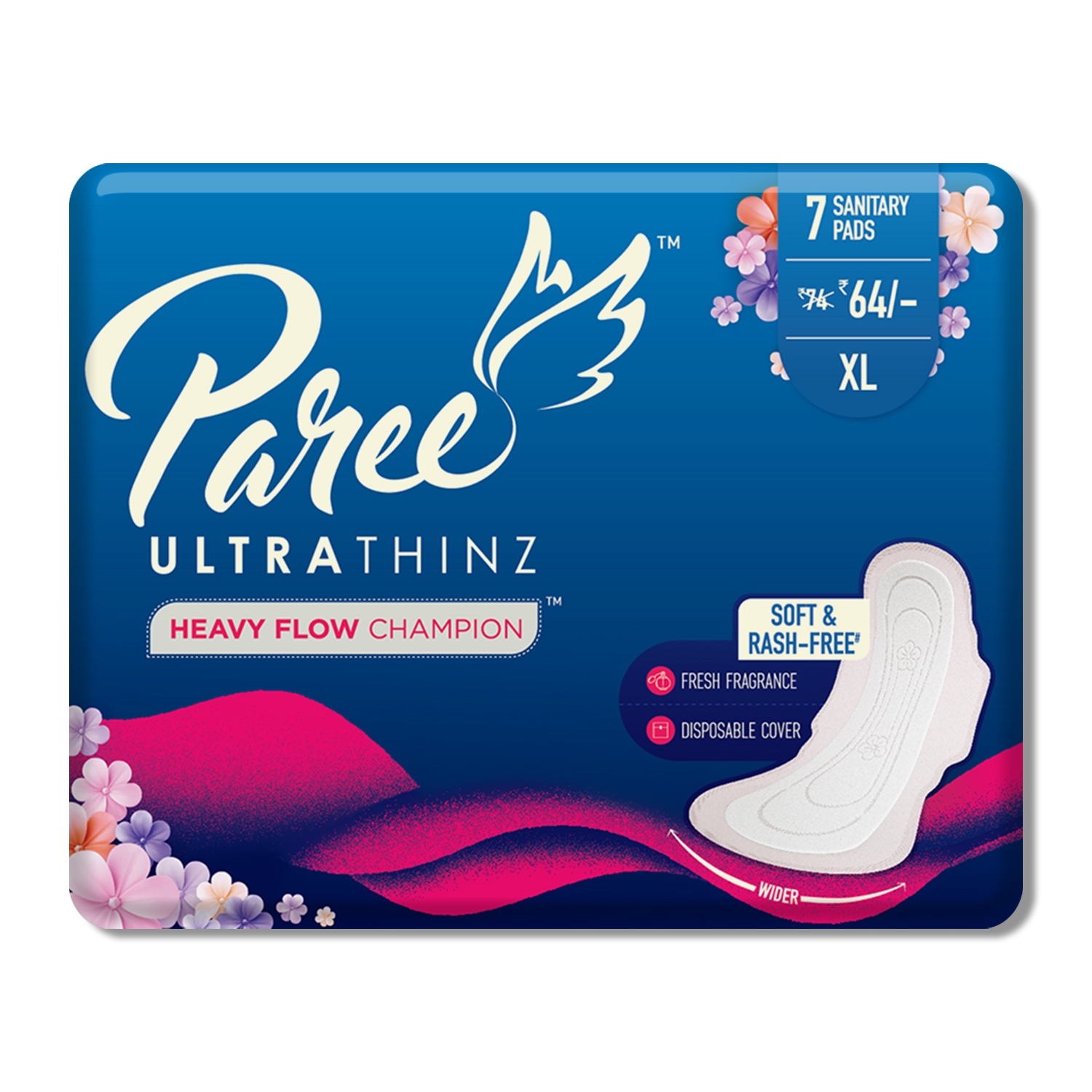 Paree | Paree Ultra Thinz XL (Tri-fold)-7 Pads