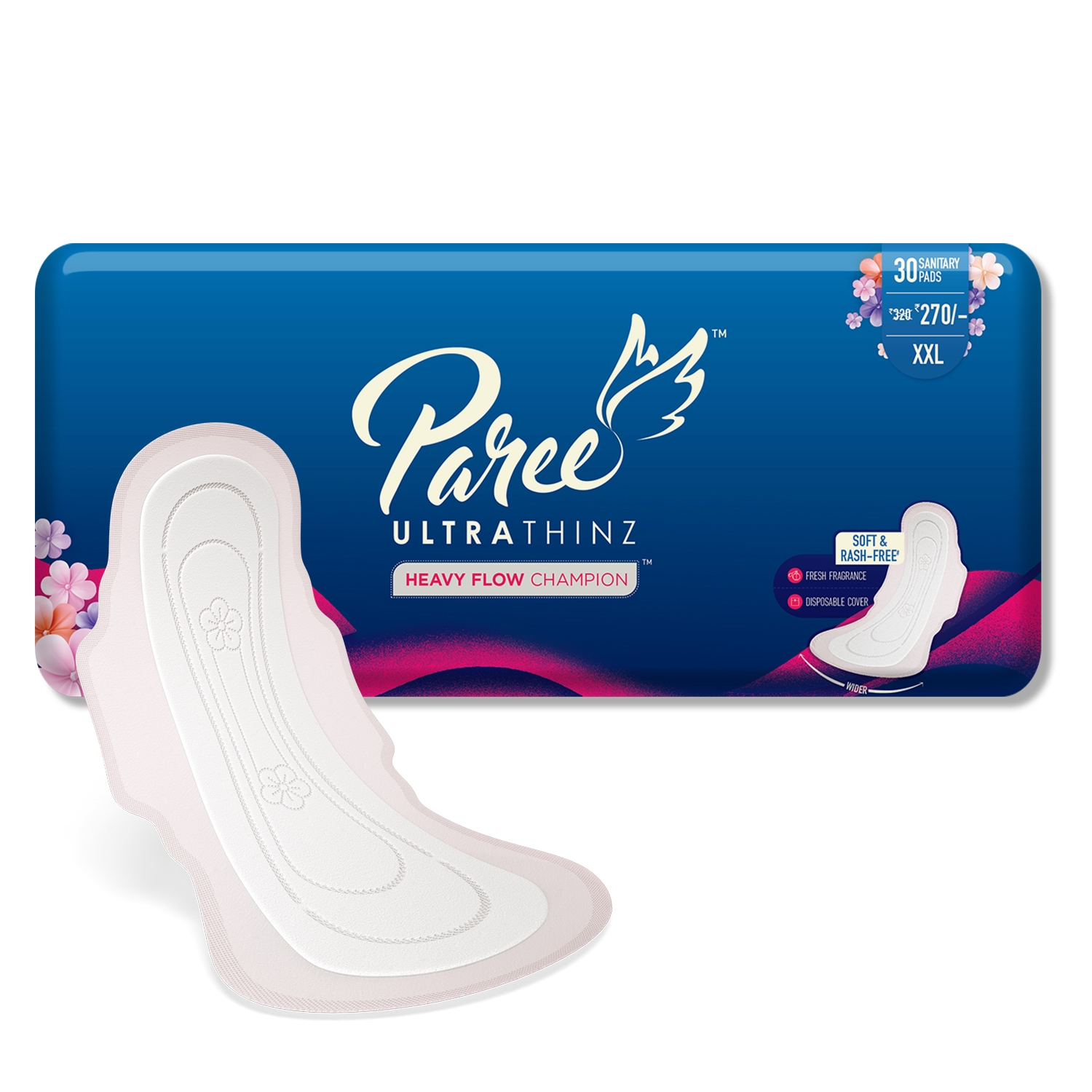 Paree | Paree Ultra Thinz XXL (Tri-Fold) - 30 Pads