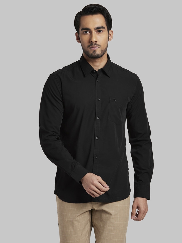 PARX | Parx Black Slim Fit Shirt