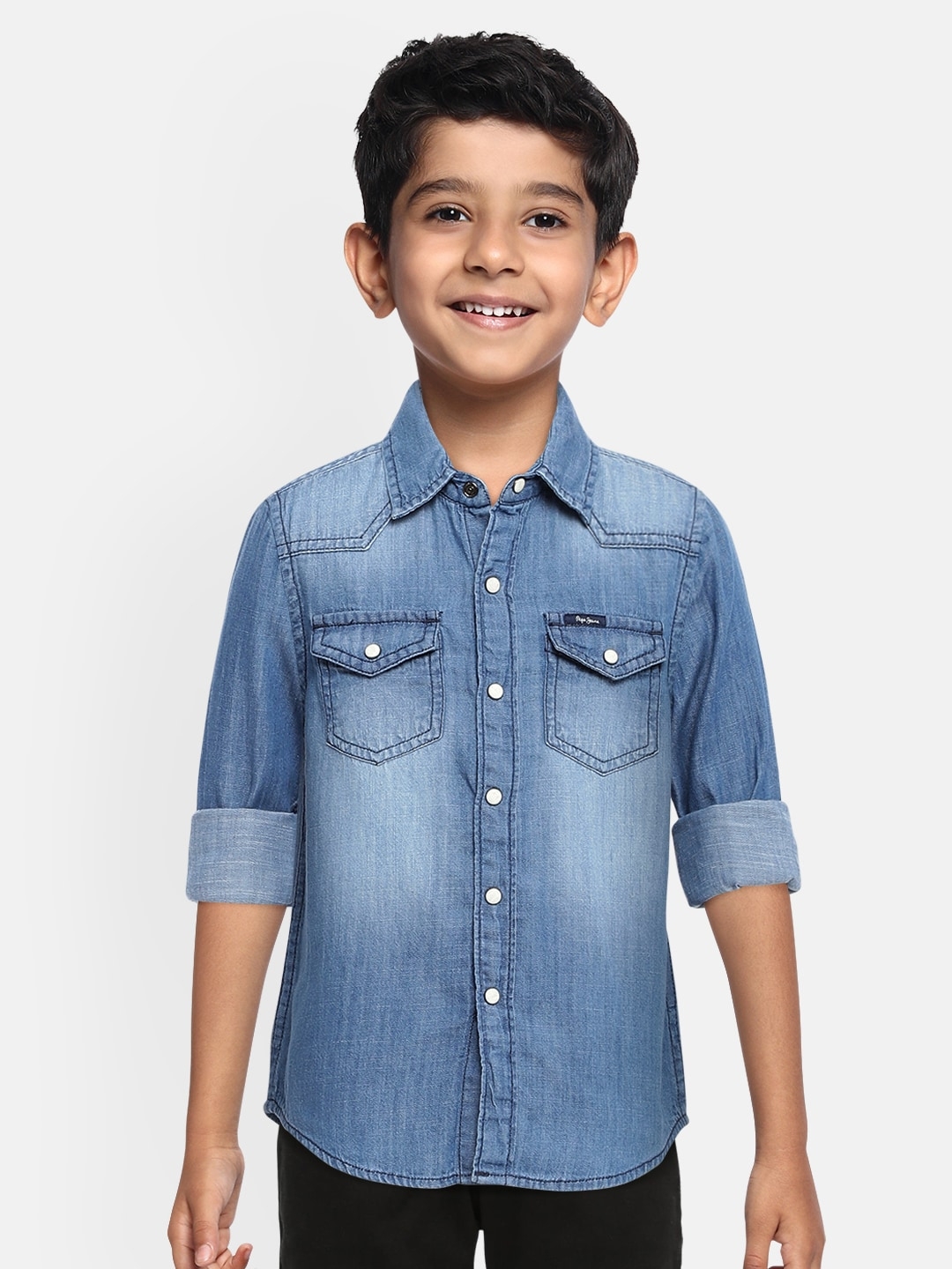 Pepe Jeans | Blue Solid Casual Shirt