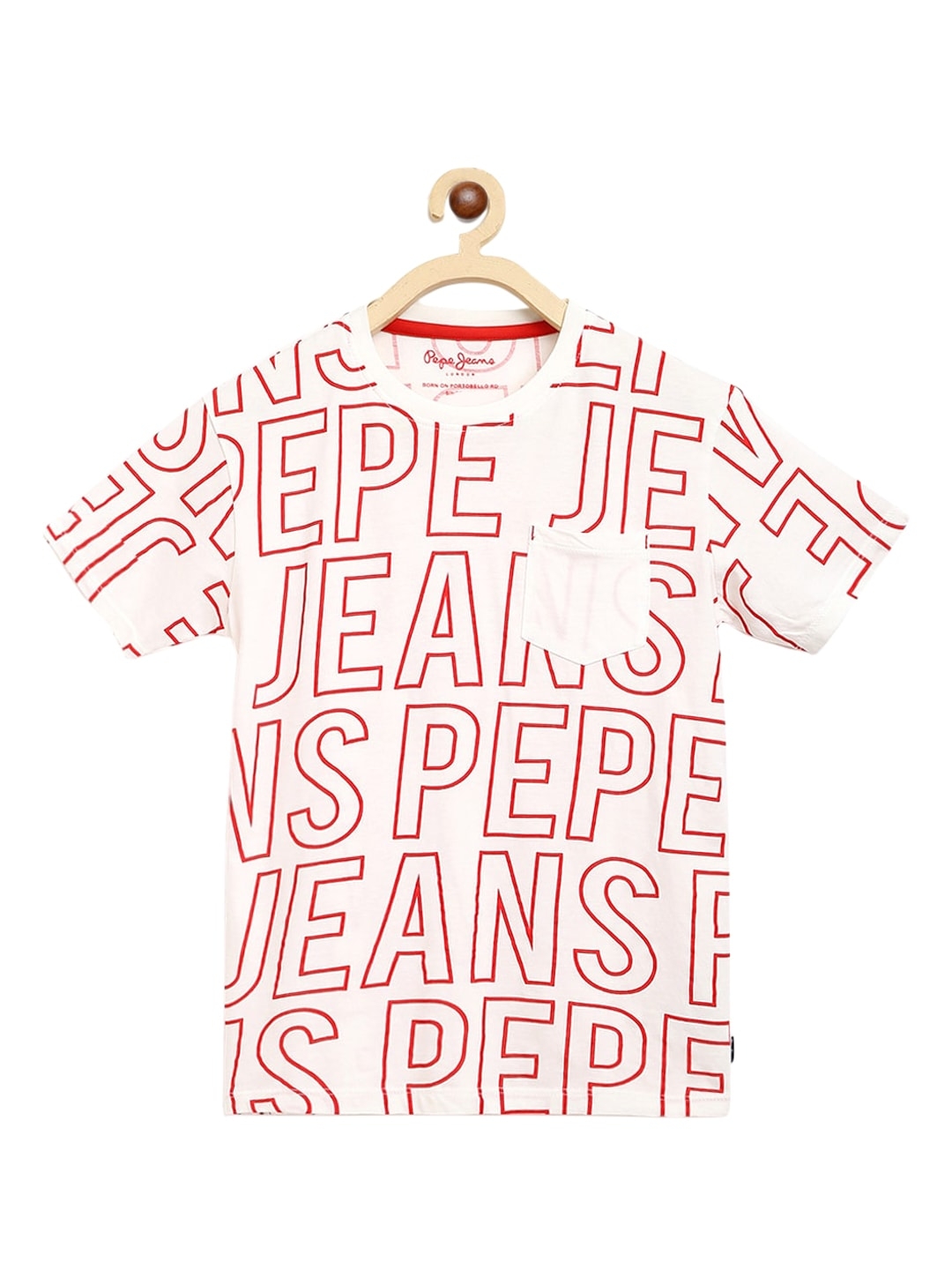 Pepe Jeans | White Printed T-Shirt