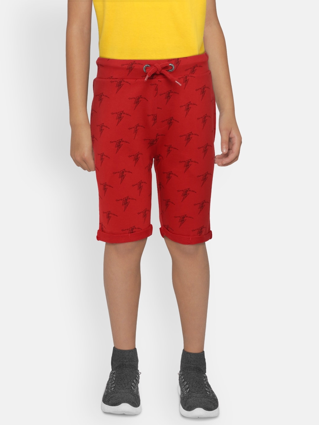 Pepe Jeans | Red Printed Shorts
