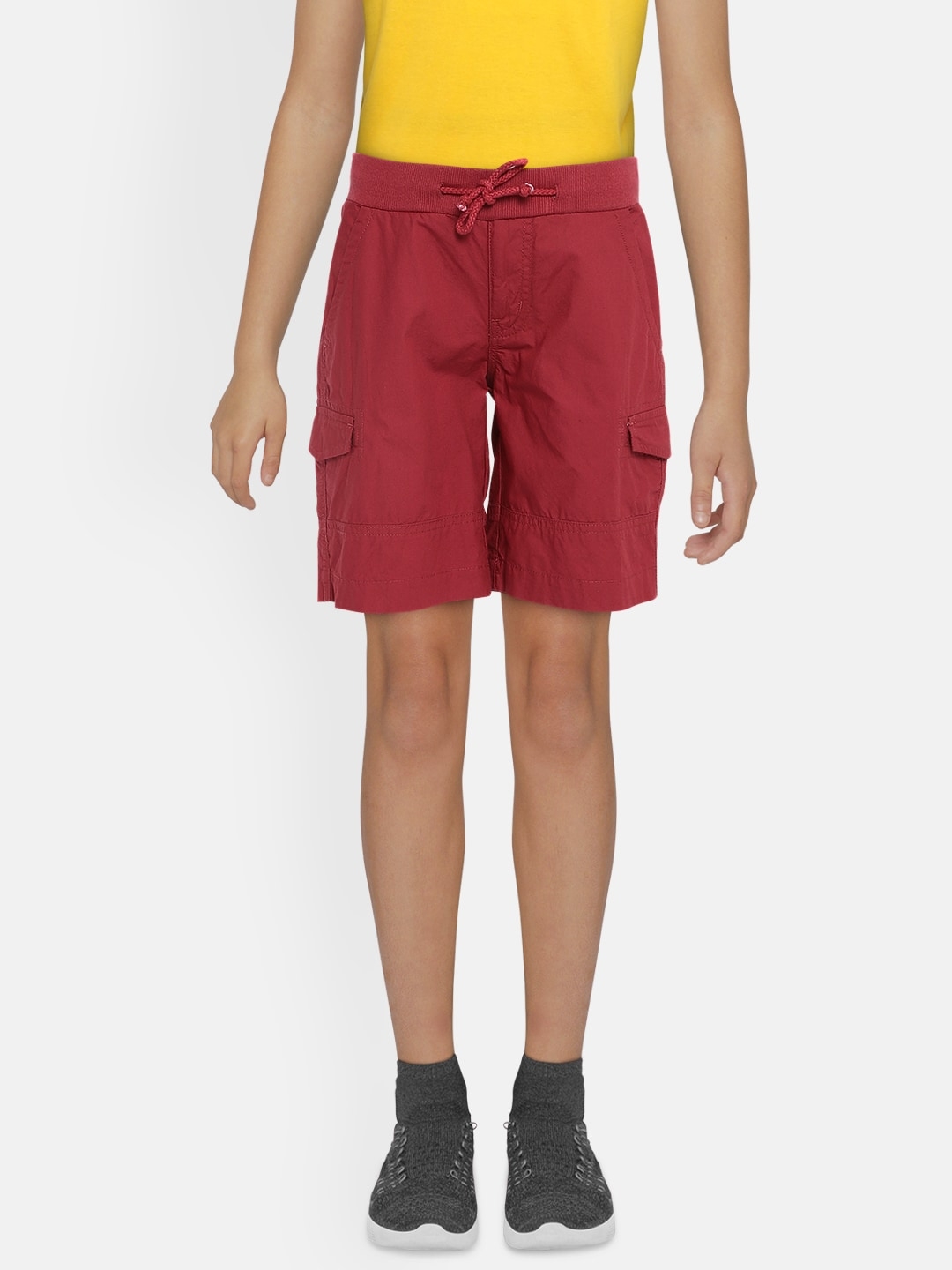 Pepe Jeans | Red Solid Shorts