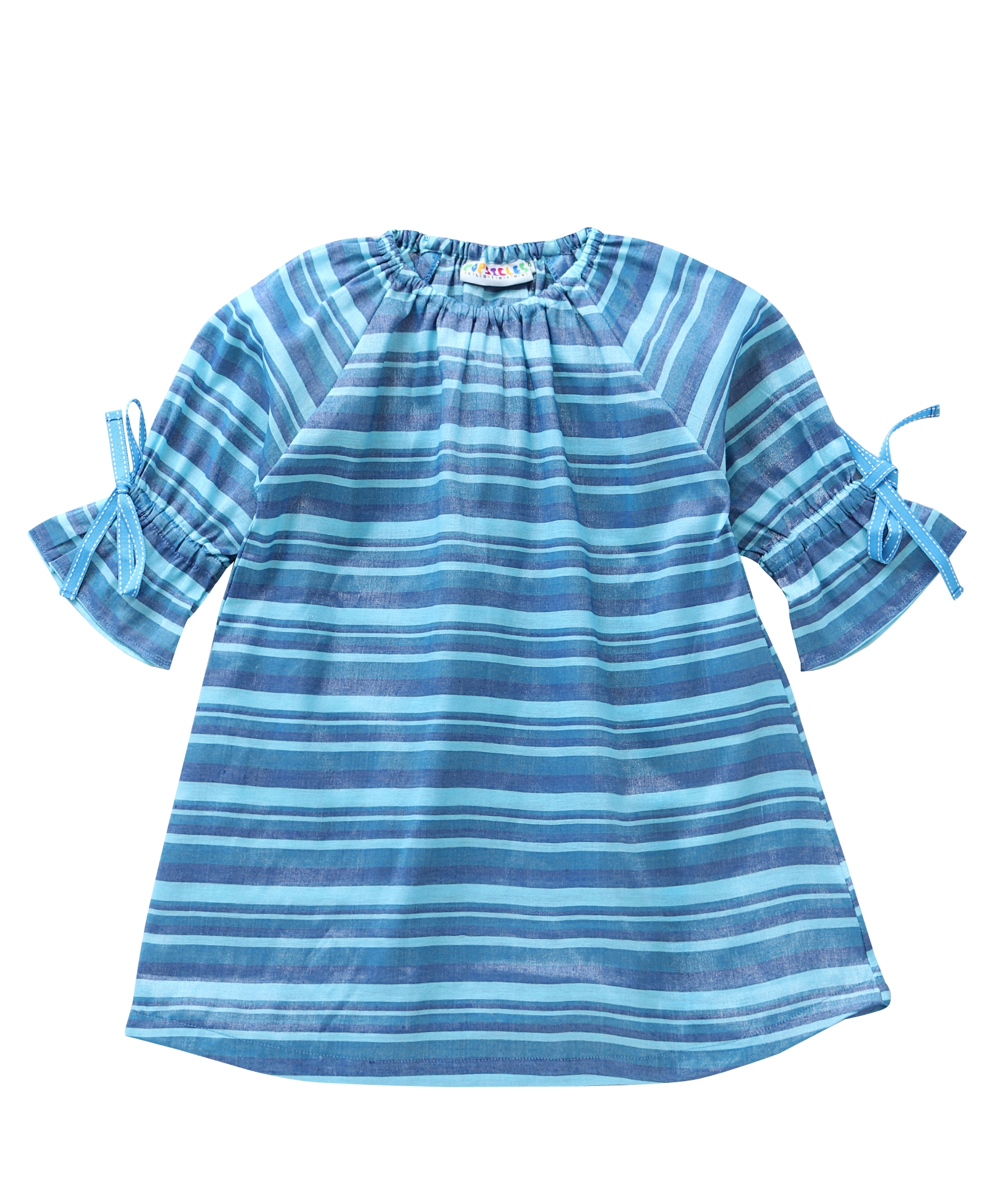 Popsicles Clothing | Popsicles Ocean Dress Regular Fit Dress For Girl (Blue)