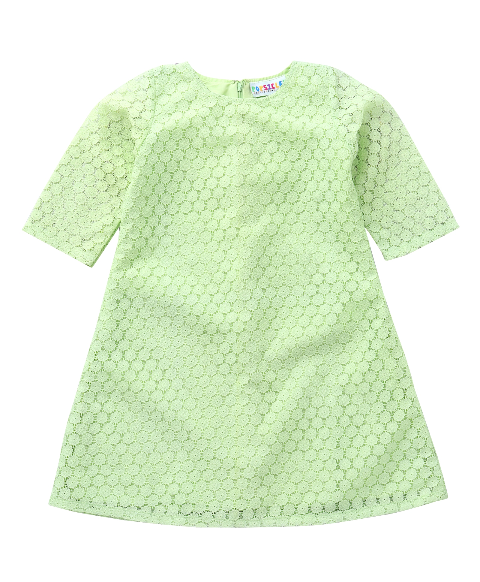 Popsicles Clothing | Popsicles Seafoam Dress Regular Fit Dress For Girl (Green)