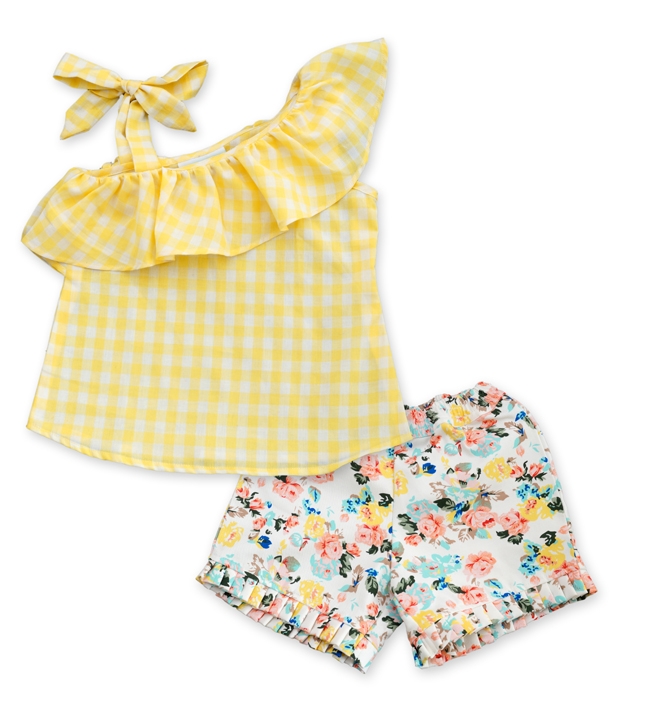 Popsicles Clothing | Popsicles Honeydew Set Regular Fit Dress For Girl