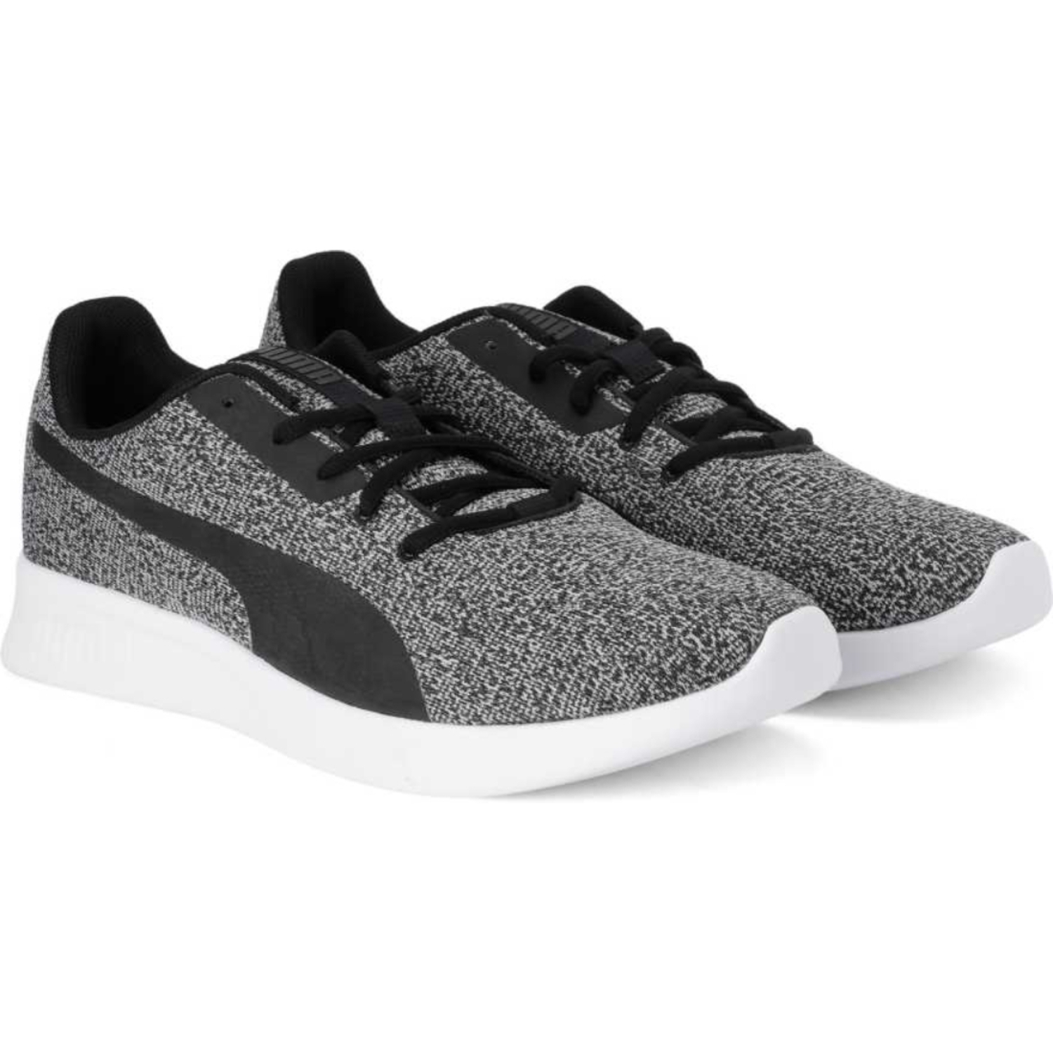 Puma Unisex Modern Runner Gray/Violet Black Running Shoes_19167108