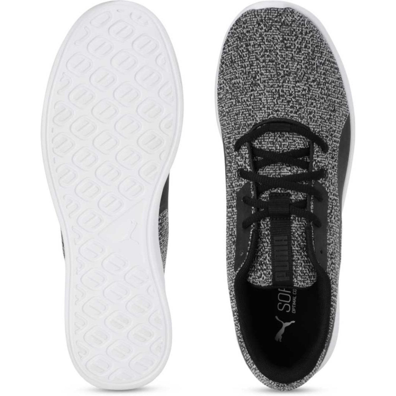 Puma Unisex Modern Runner Gray/Violet Black Running Shoes_19167108