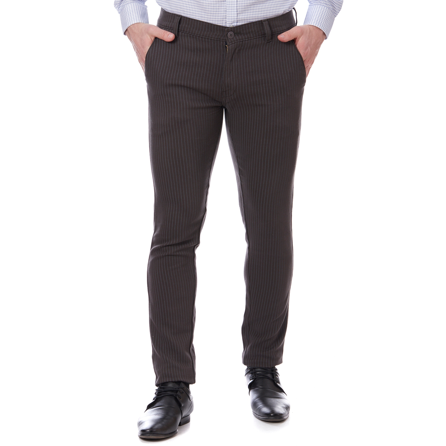 TAHVO | Black TAHVO Men casual trousers