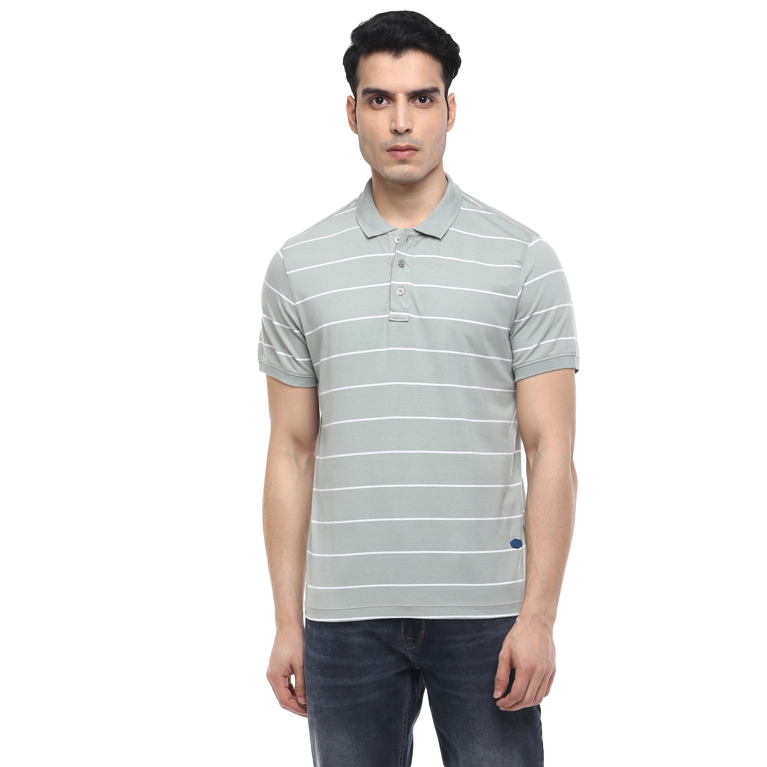 RED CHIEF | Grey Striped T-Shirt