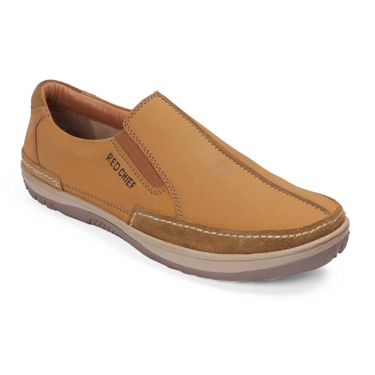 RED CHIEF | Rust Casual Slip-ons