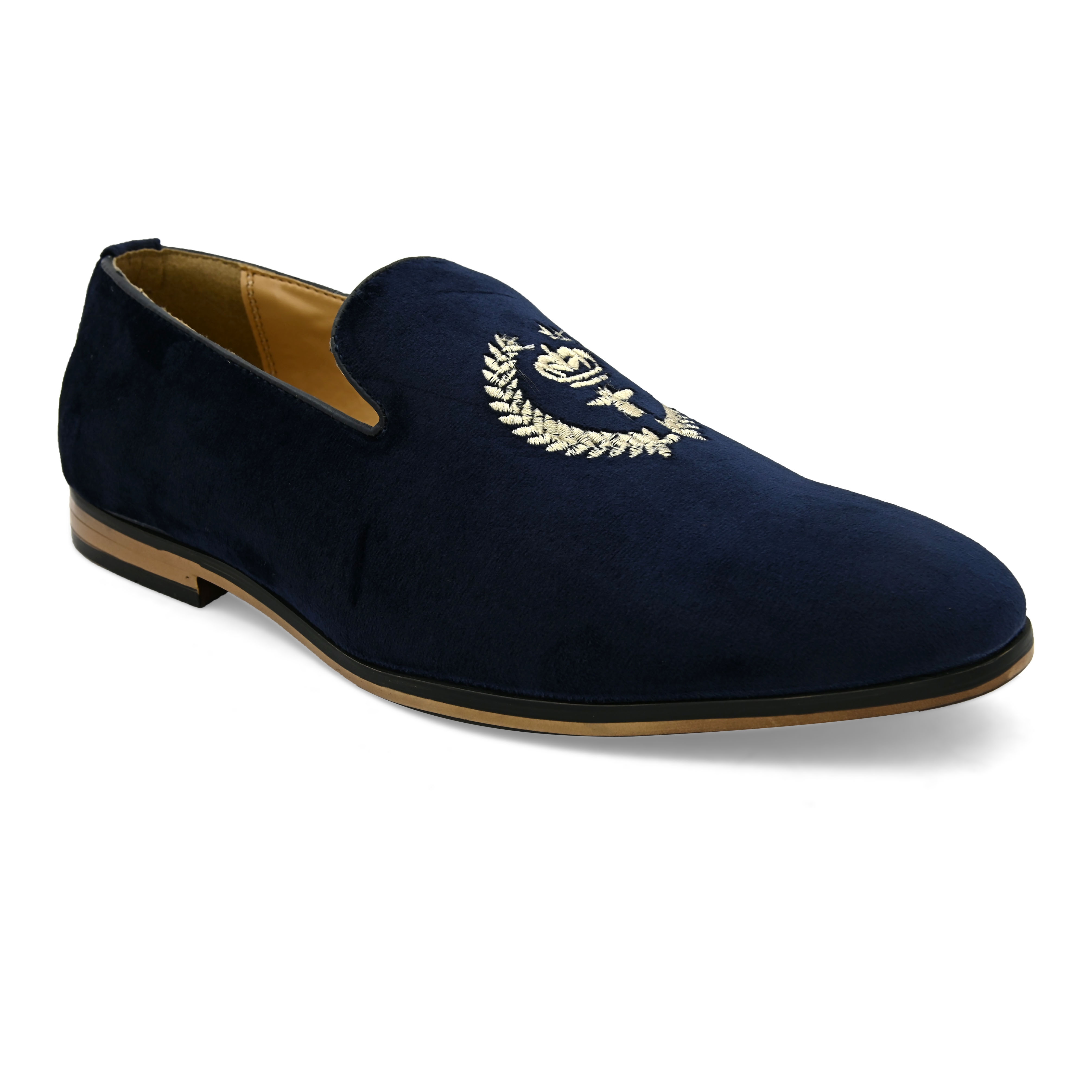 San Frissco | San Frissco Men's Blue  Faux Leather Loafer
