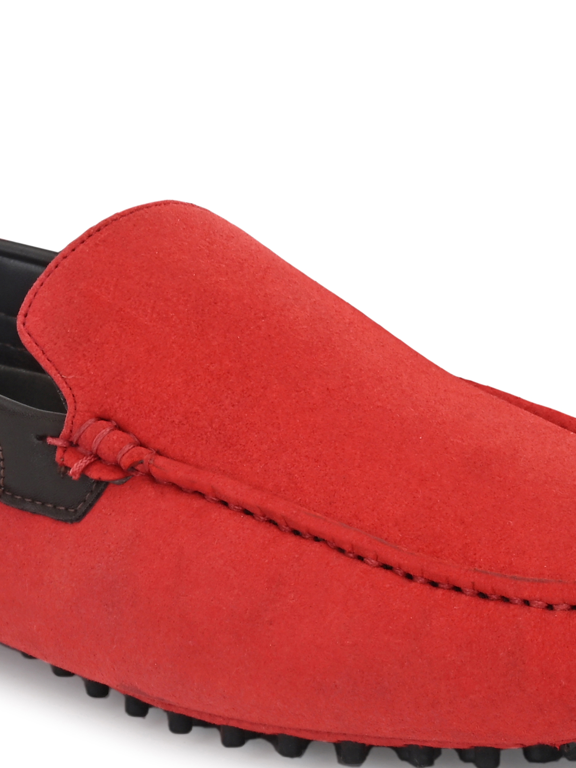 San Frissco | San Frissco Men Rewind Red Loafers Faux Leather Casual Loafers