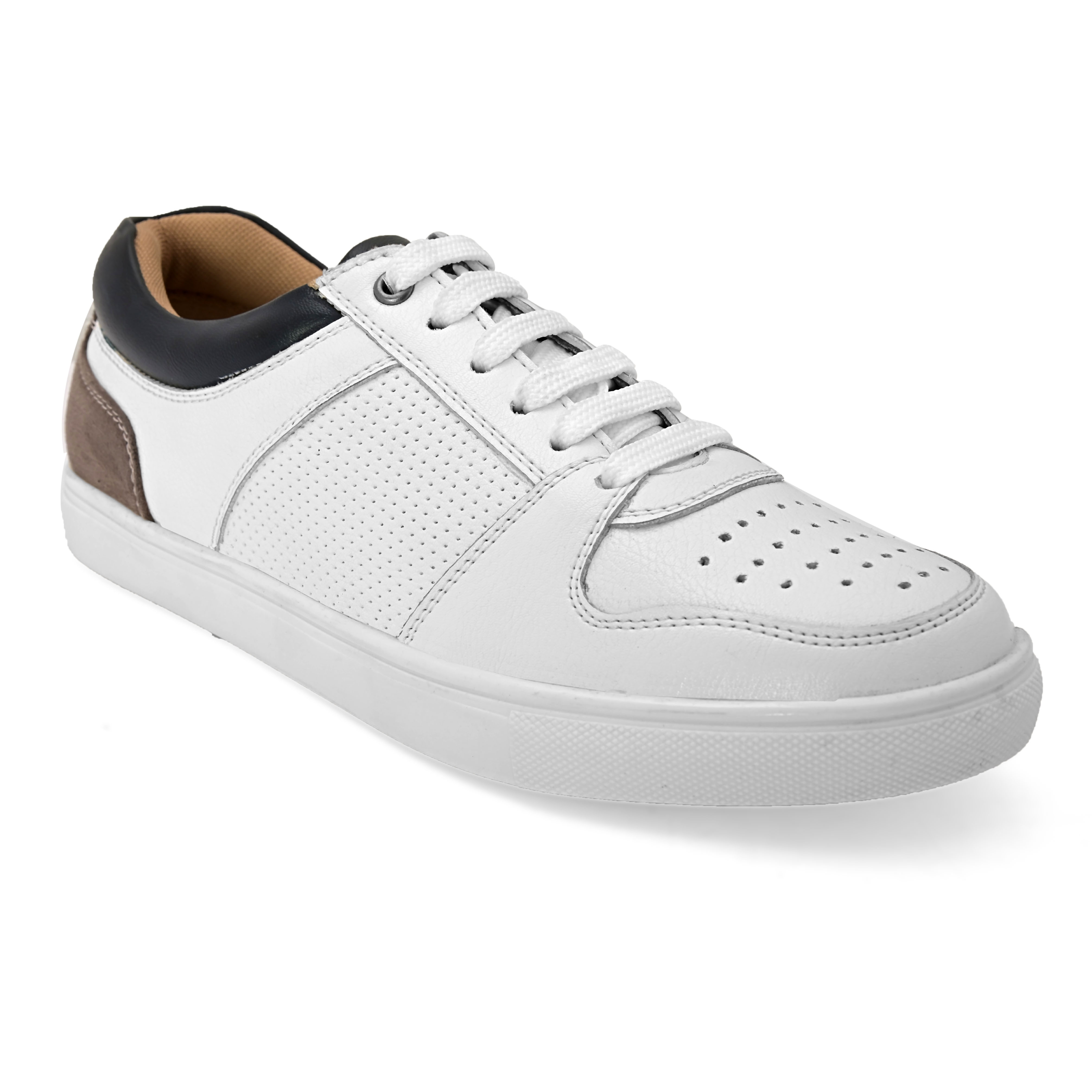 San Frissco | San Frissco Men's White Tresmode White Casual Sneakers