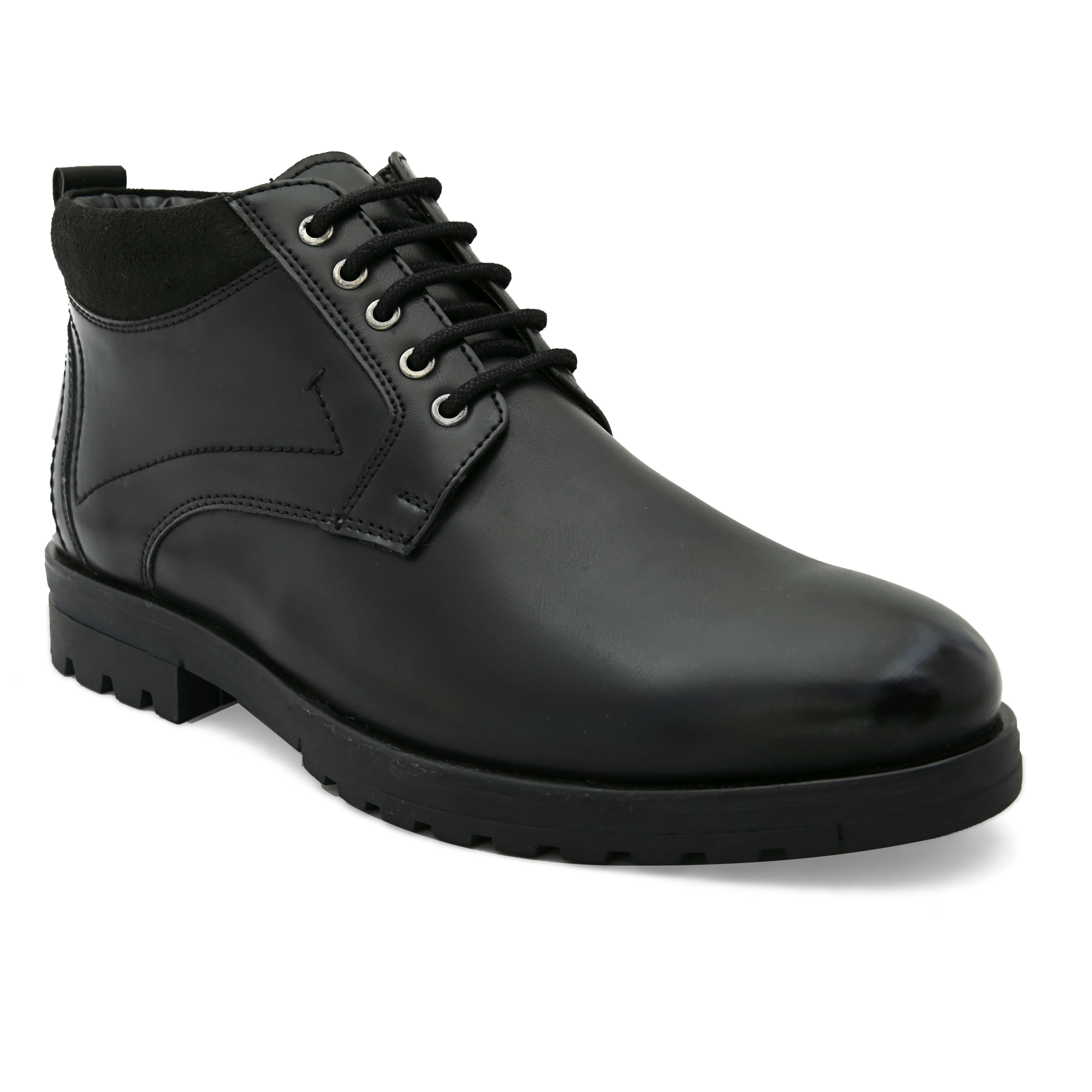 San Frissco | San Frissco Men's Black  Faux Leather Boots