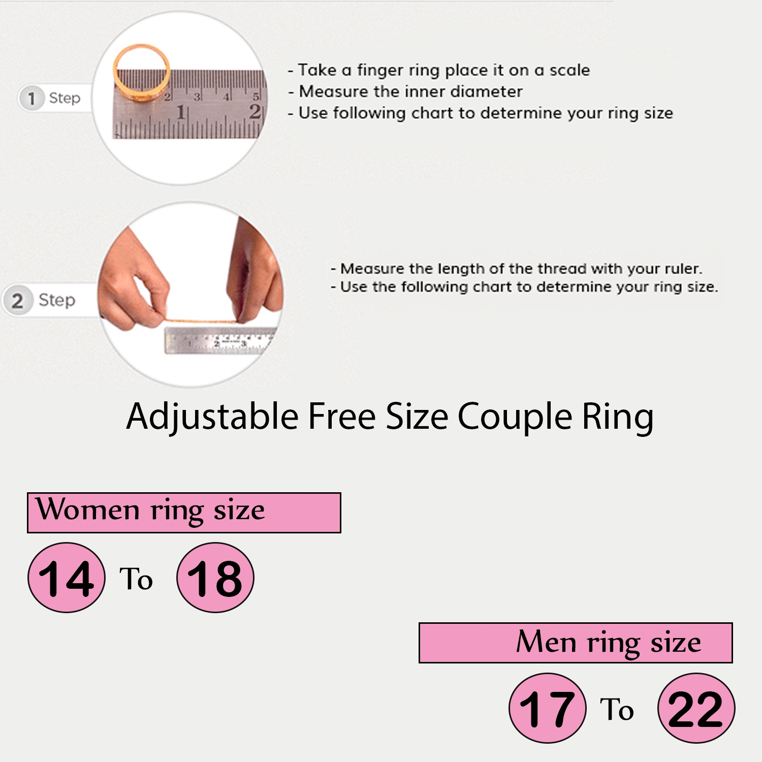 SILVER SHINE |  Adjustable Couple Rings Set for lovers Silver Plated Designer Solitaire for Men and Women 2 Pair  6
