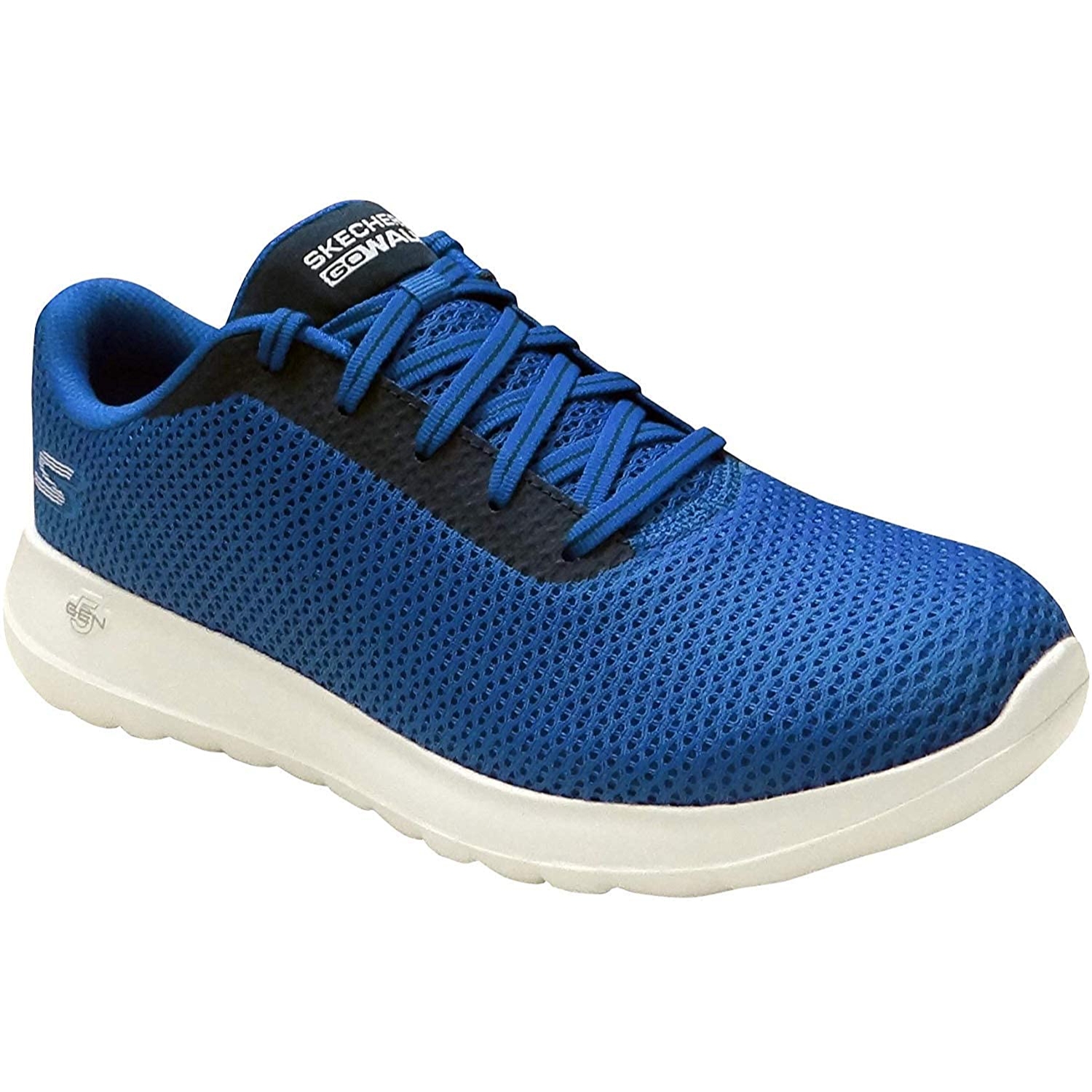 Skechers Men's Go Walk Max-Effort Blue/Black/White Running Shoes