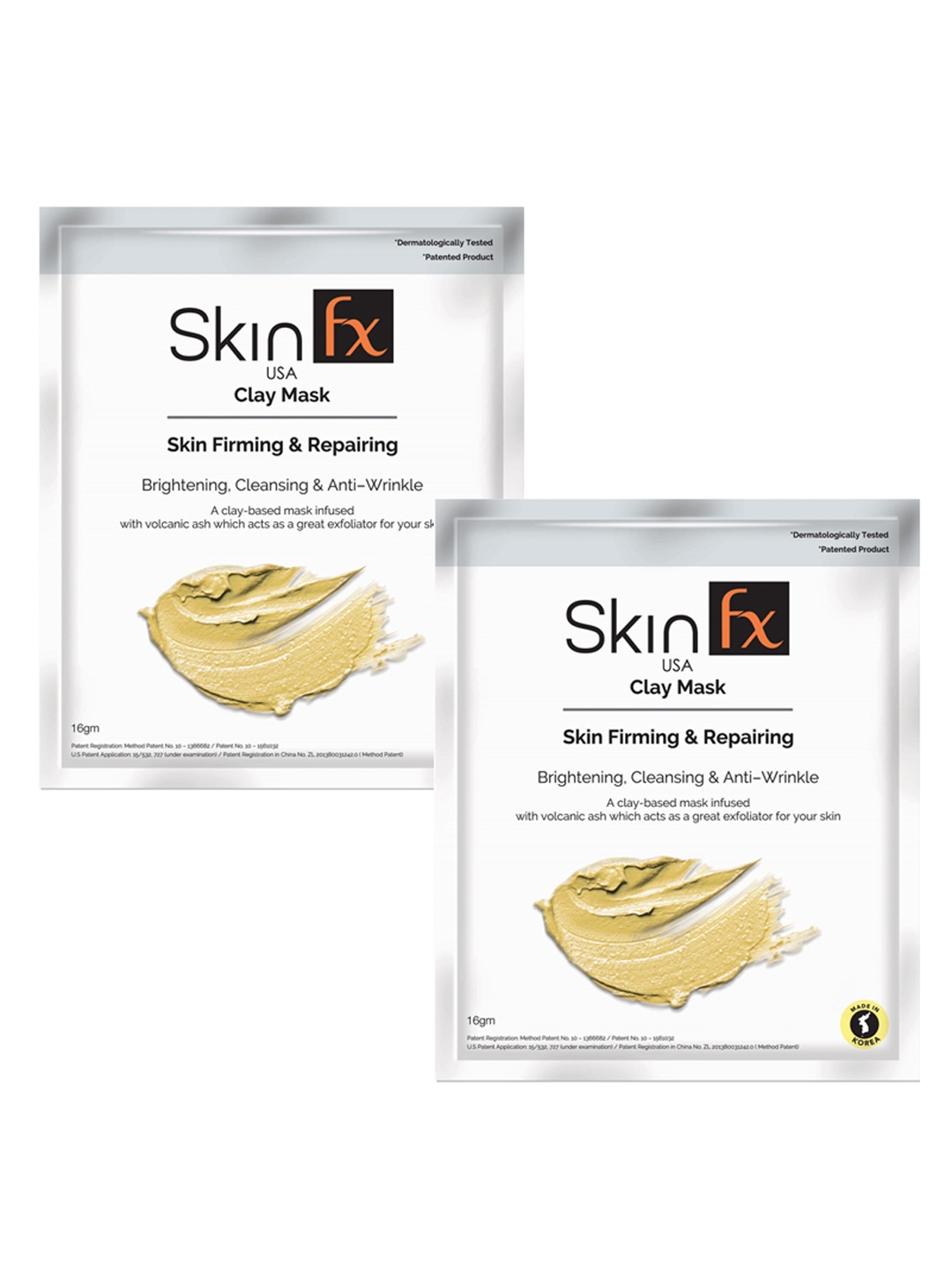 Skin Fx | Skin Fx Clay Mask Pack For Skin Firming & Repairing Pack of 2