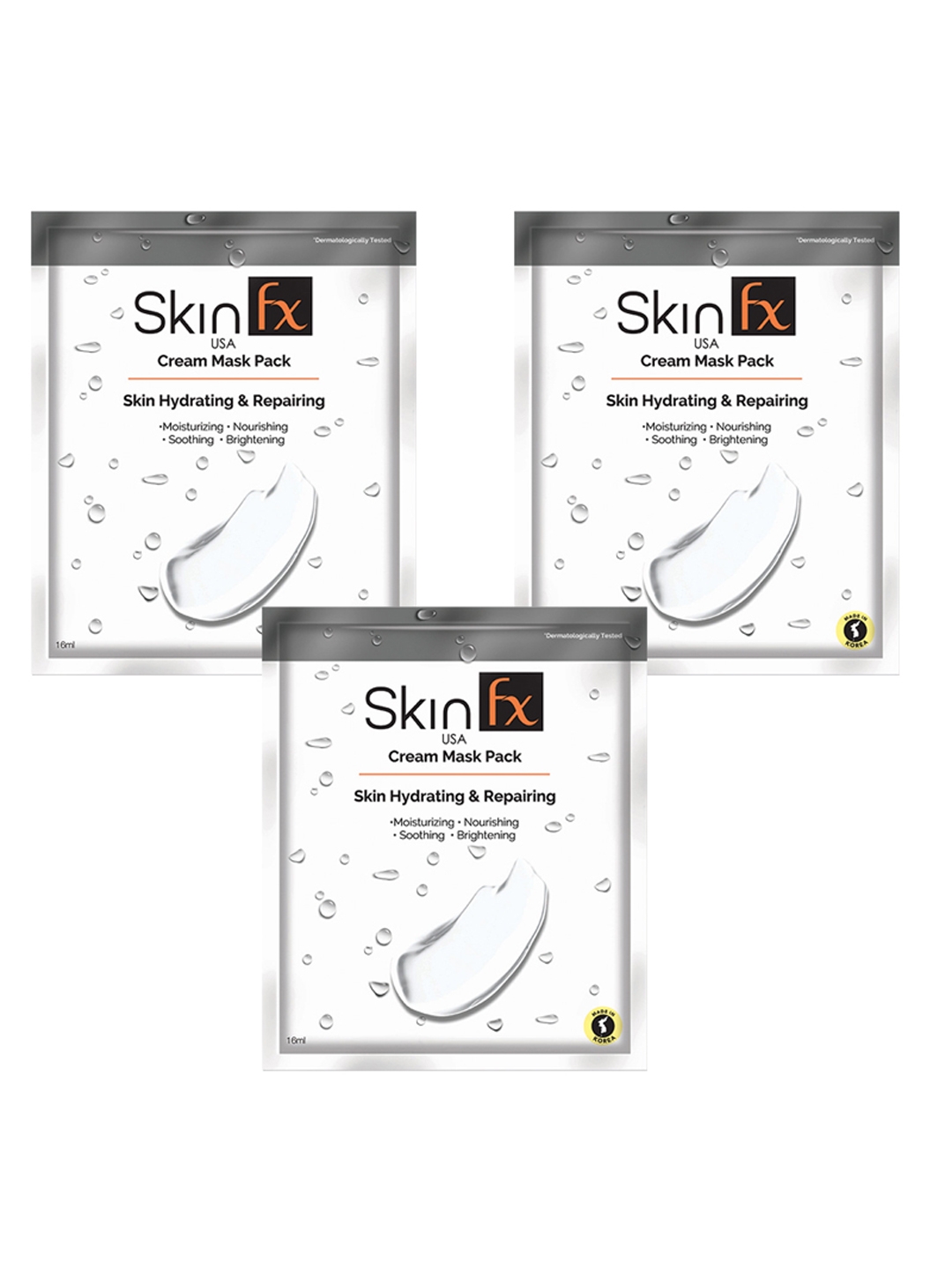Skin Fx | Skin Fx Cream Mask Pack For Hydration And Total Repair Pack of 3