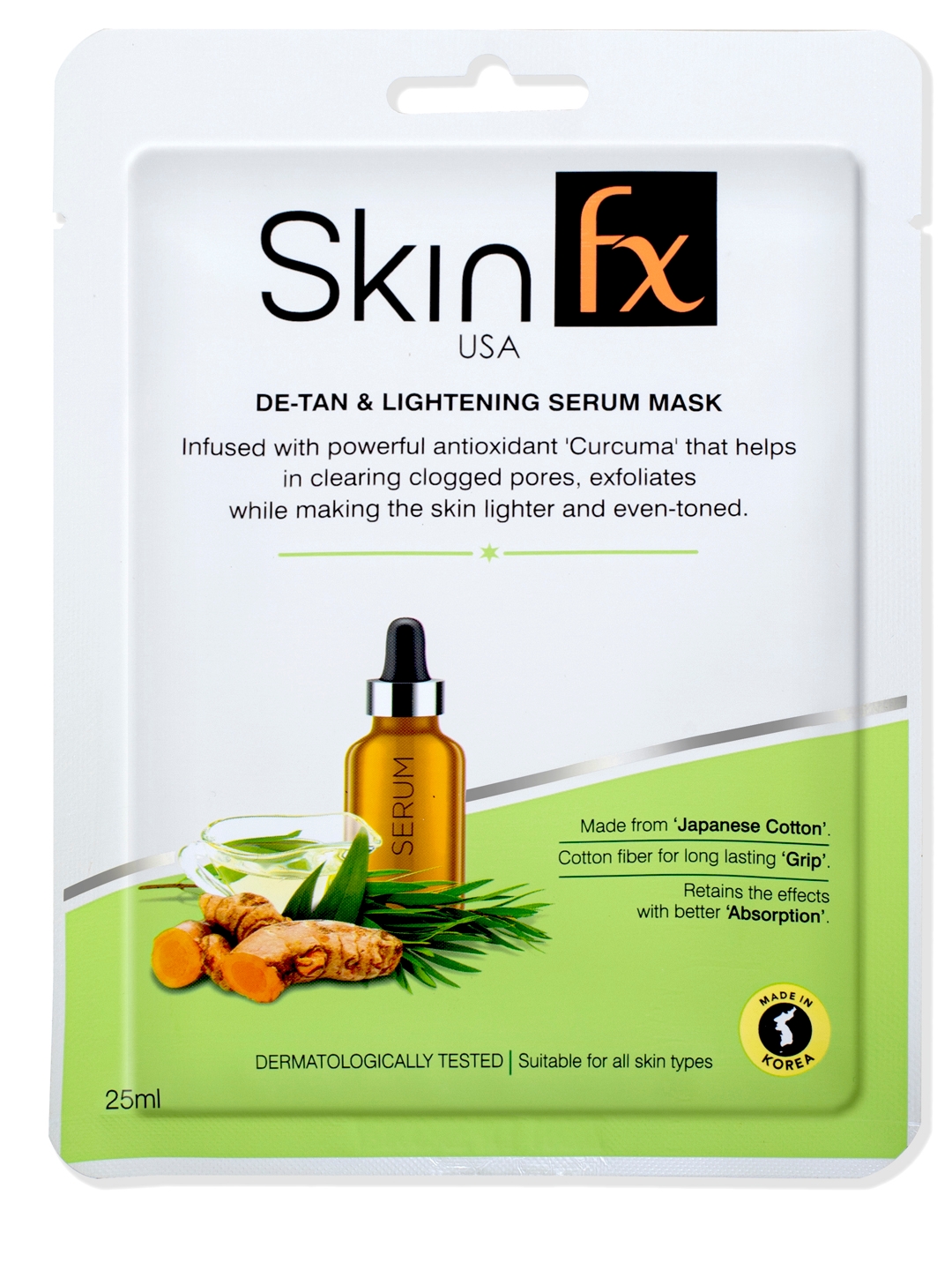 Skin Fx | Skin Fx De-tan and Lightening Serum Mask Pack of 1