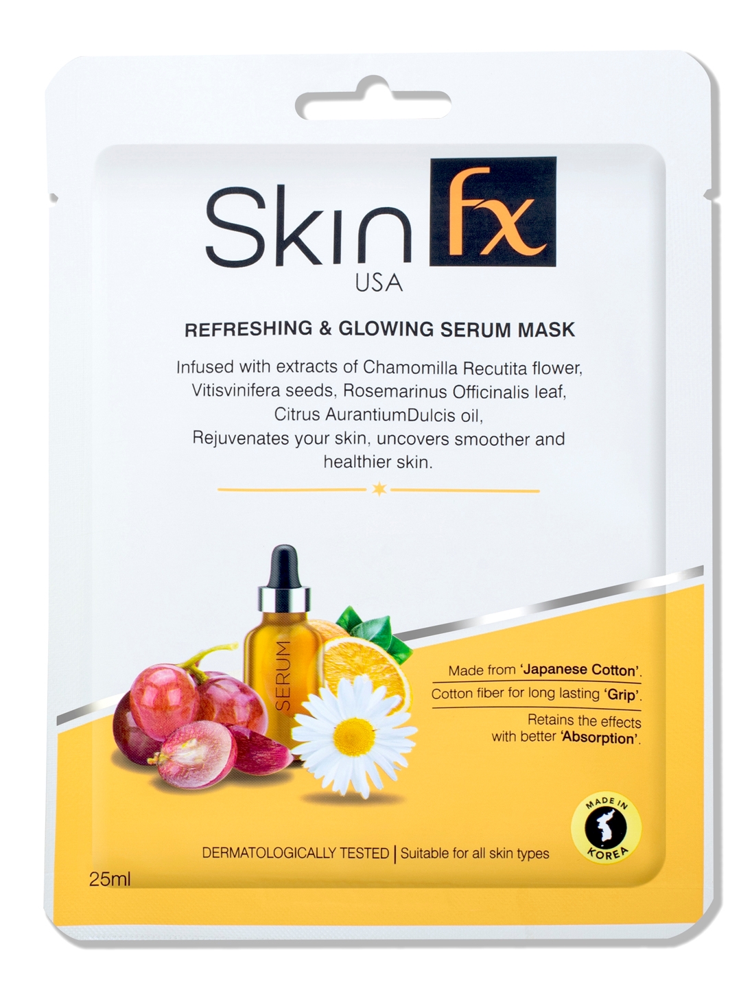 Skin Fx | Skin Fx Refreshing & Glowing Serum Mask Pack of 1