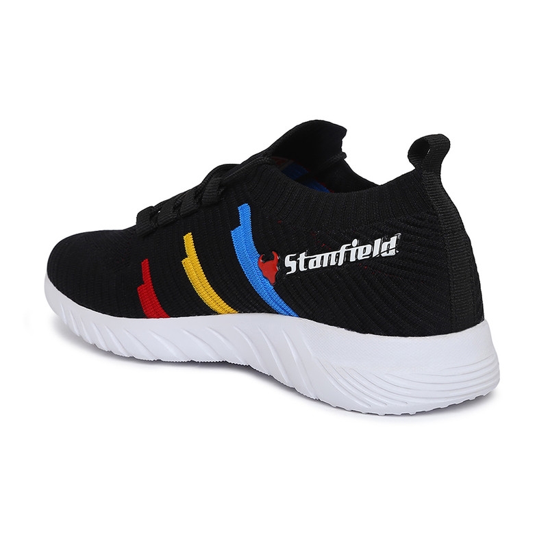 Stanfield | Stanfield Sf Air Knit  Casual Men's Shoe Black & Multi