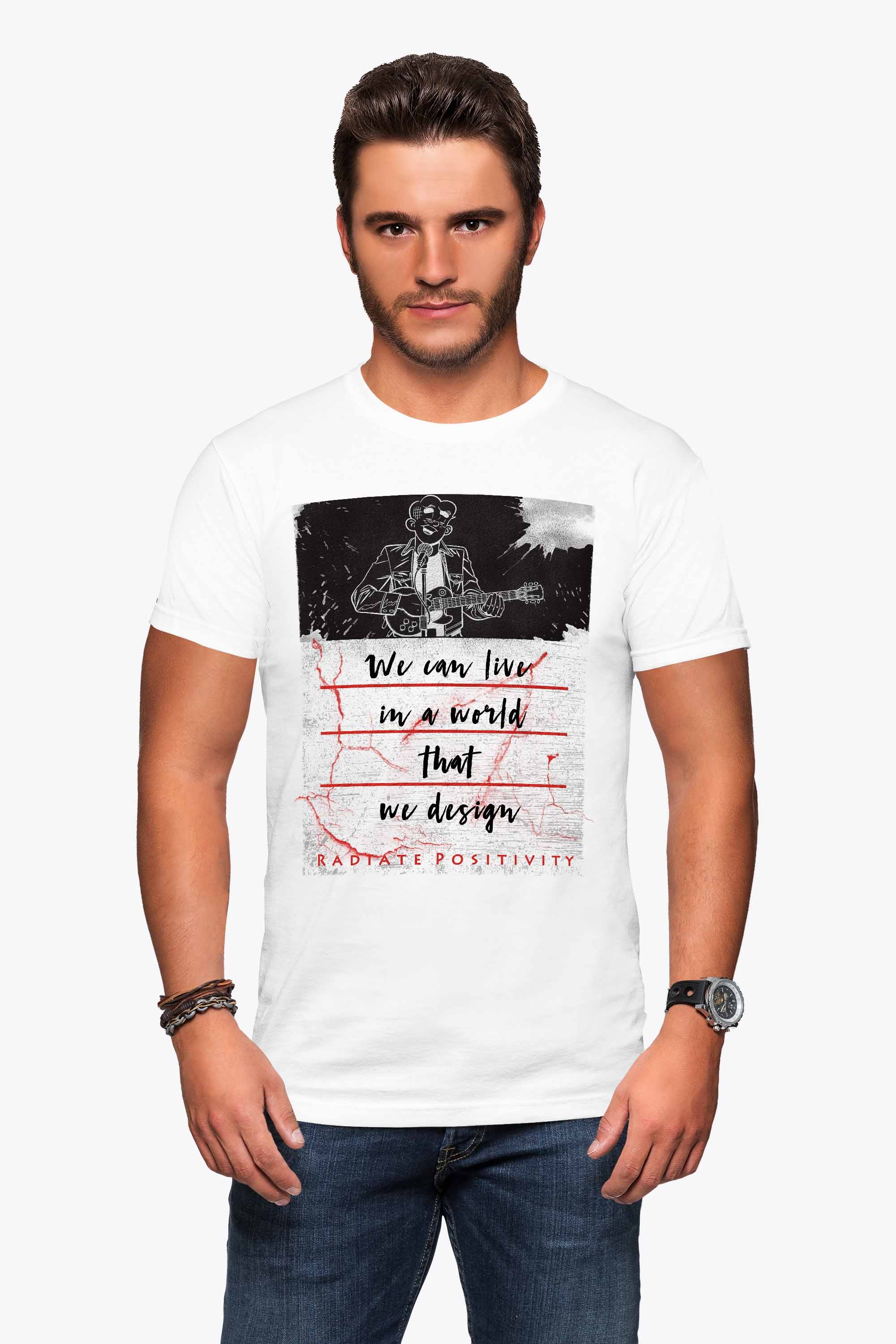 Status Quo | Archie Chest  Print T-Shirt