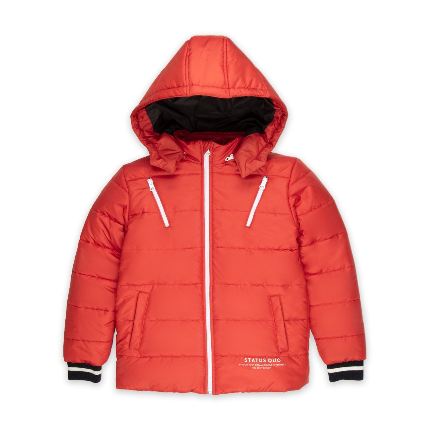 Status Quo | Kids Rust Quilted Jacket