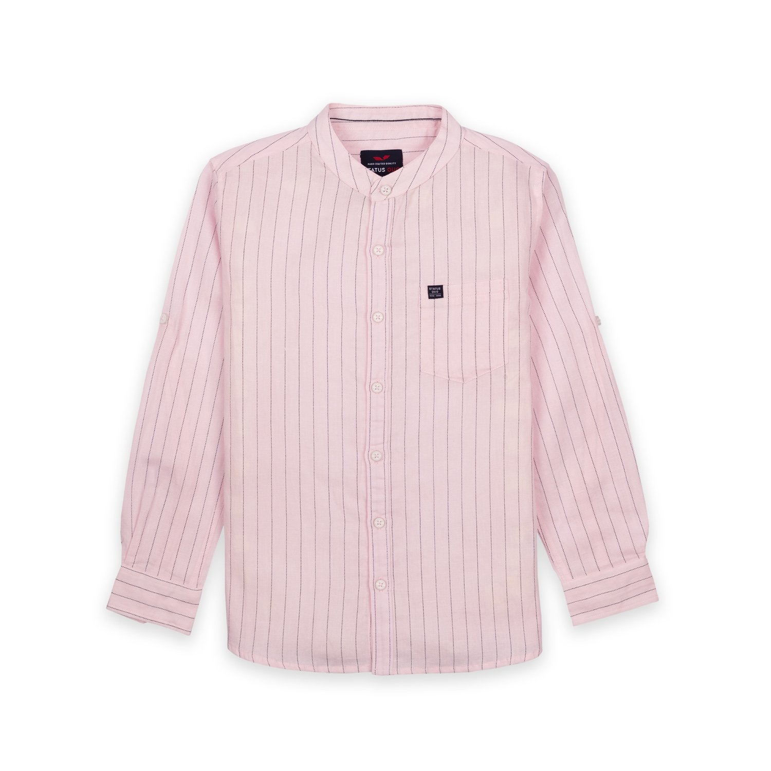 Status Quo | Pink Kids Striped Shirt
