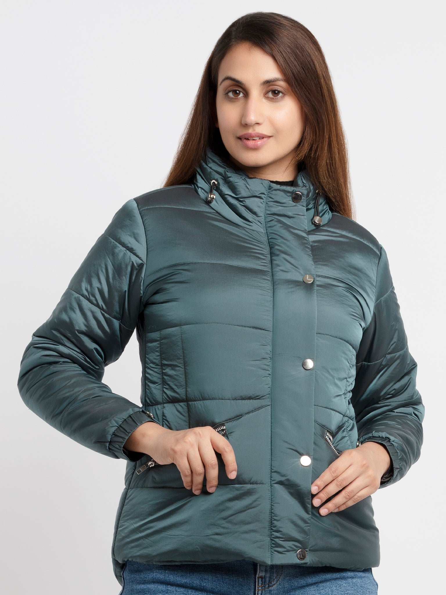 Status Quo | Women's Quilted High Neck Jacket