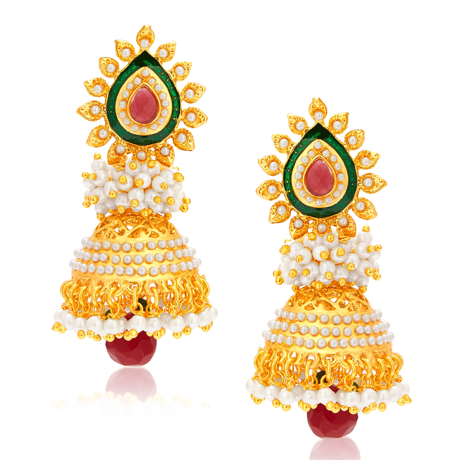 SUKKHI | Sukkhi Fabulous Gold Plated Pearl Jhumki Earring For Women