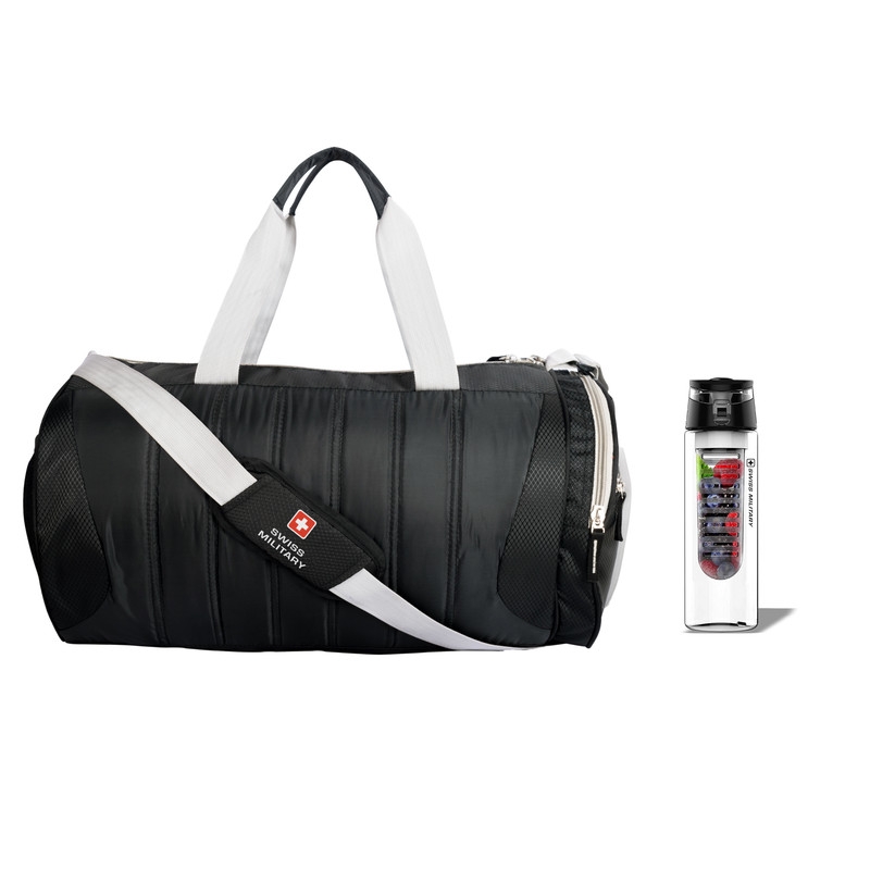 Swiss Military | Combo Pack of Duffle Bag & Flask