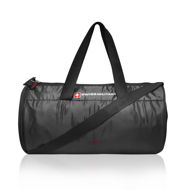 Swiss Military | Black Travel Duffle with Saparate Shoes Compartment (DB8)