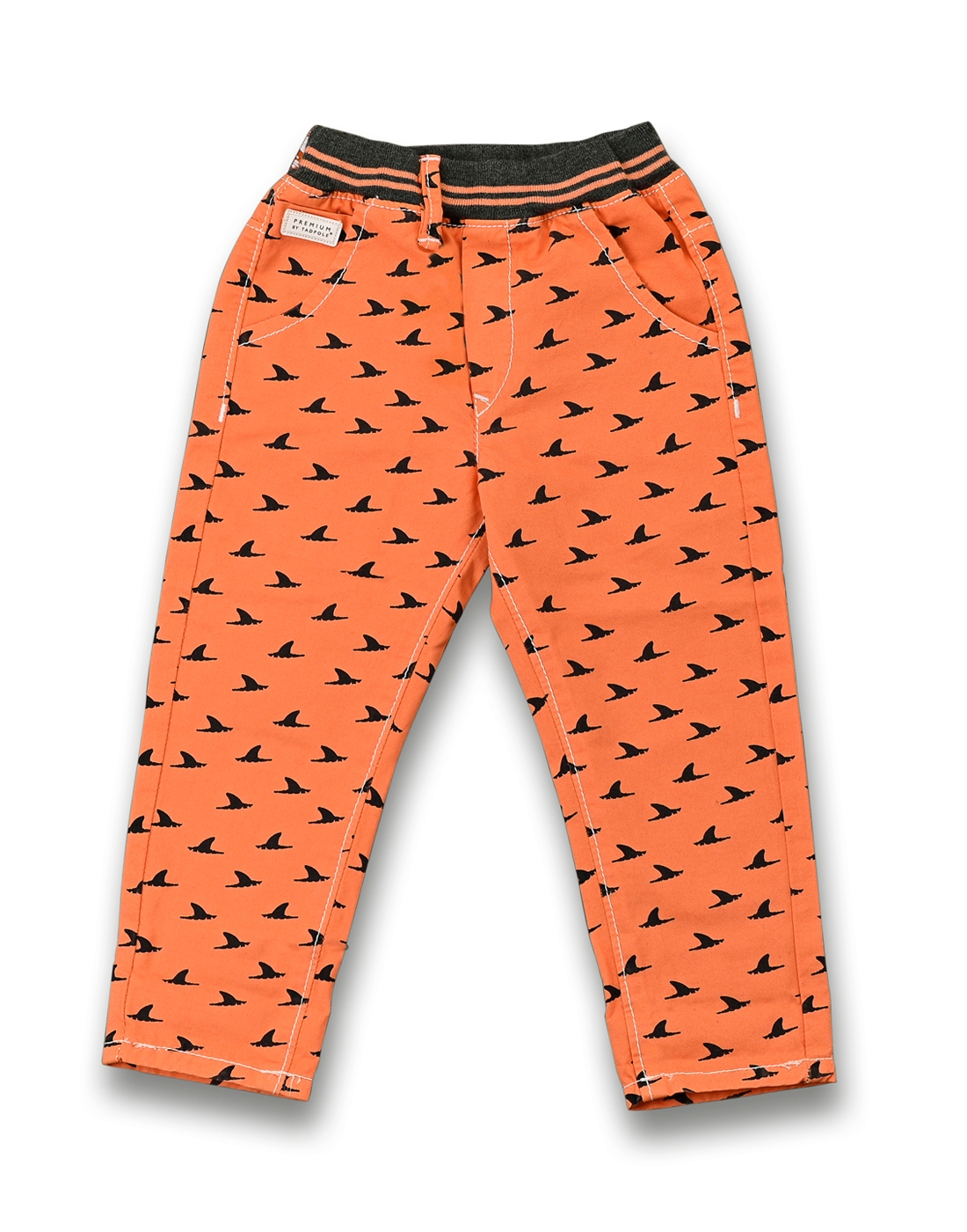 Tadpole | Tadpole Boy's Orange Cotton Printed Jeans