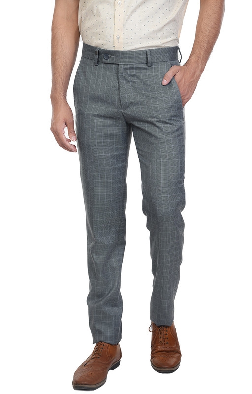 TURTLE | Silver Trouser DOBBY/STRUCTURE 100% COTTON