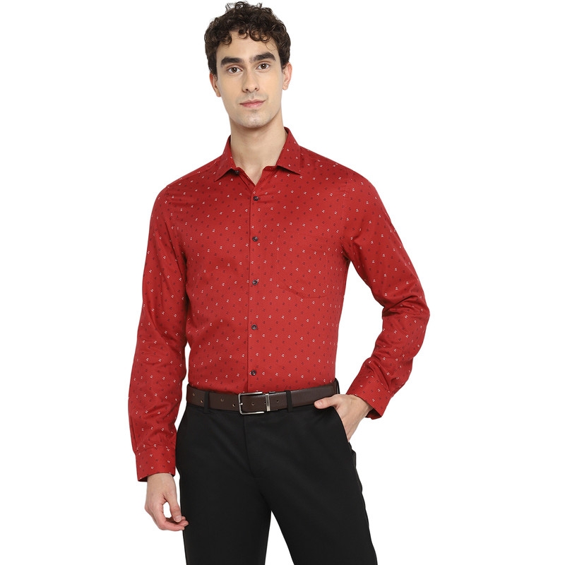 TURTLE | Red Formal Shirts