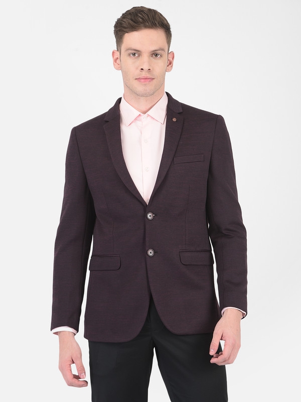 Turtle | Red RELAXED WASH DOBBY/STRUCTURE Blazer