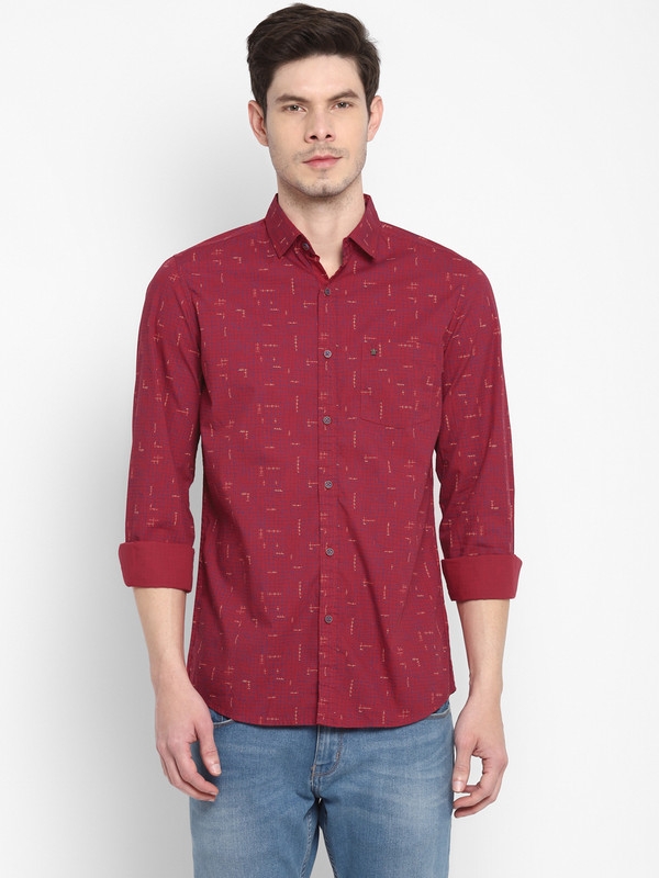 Turtle | RED RELAXED WASH PRINTS Shirt
