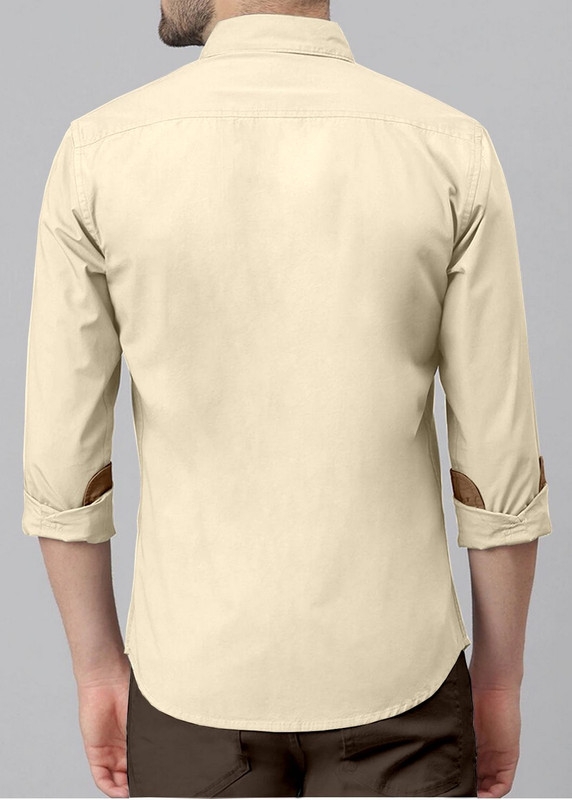 Beige Casual Shirts