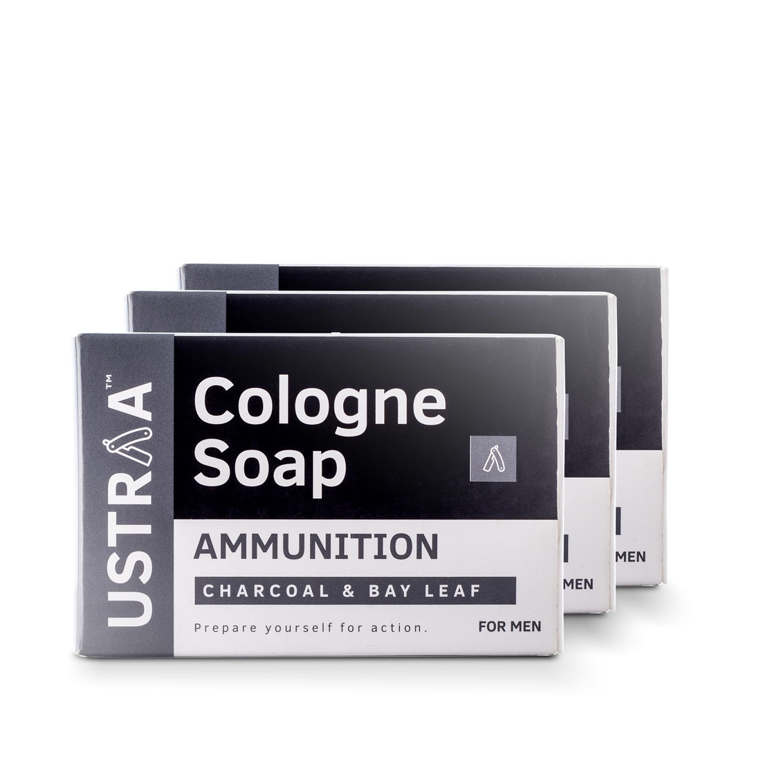 Ustraa | Ustraa Cologne Soap - Ammunition (pack of 3)