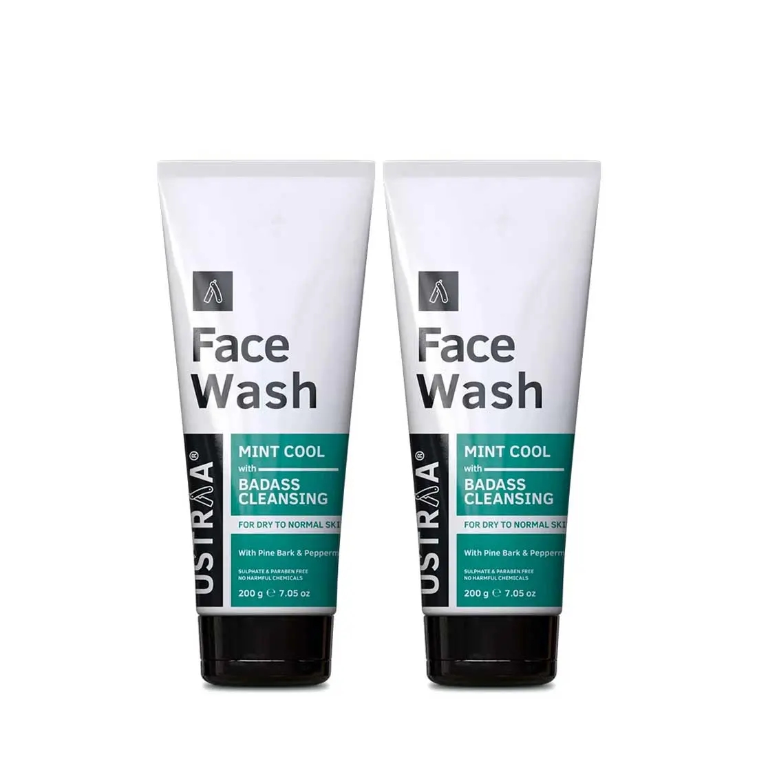 Face Wash - Dry Skin Set of 2  (Mint Cool) - 200g 