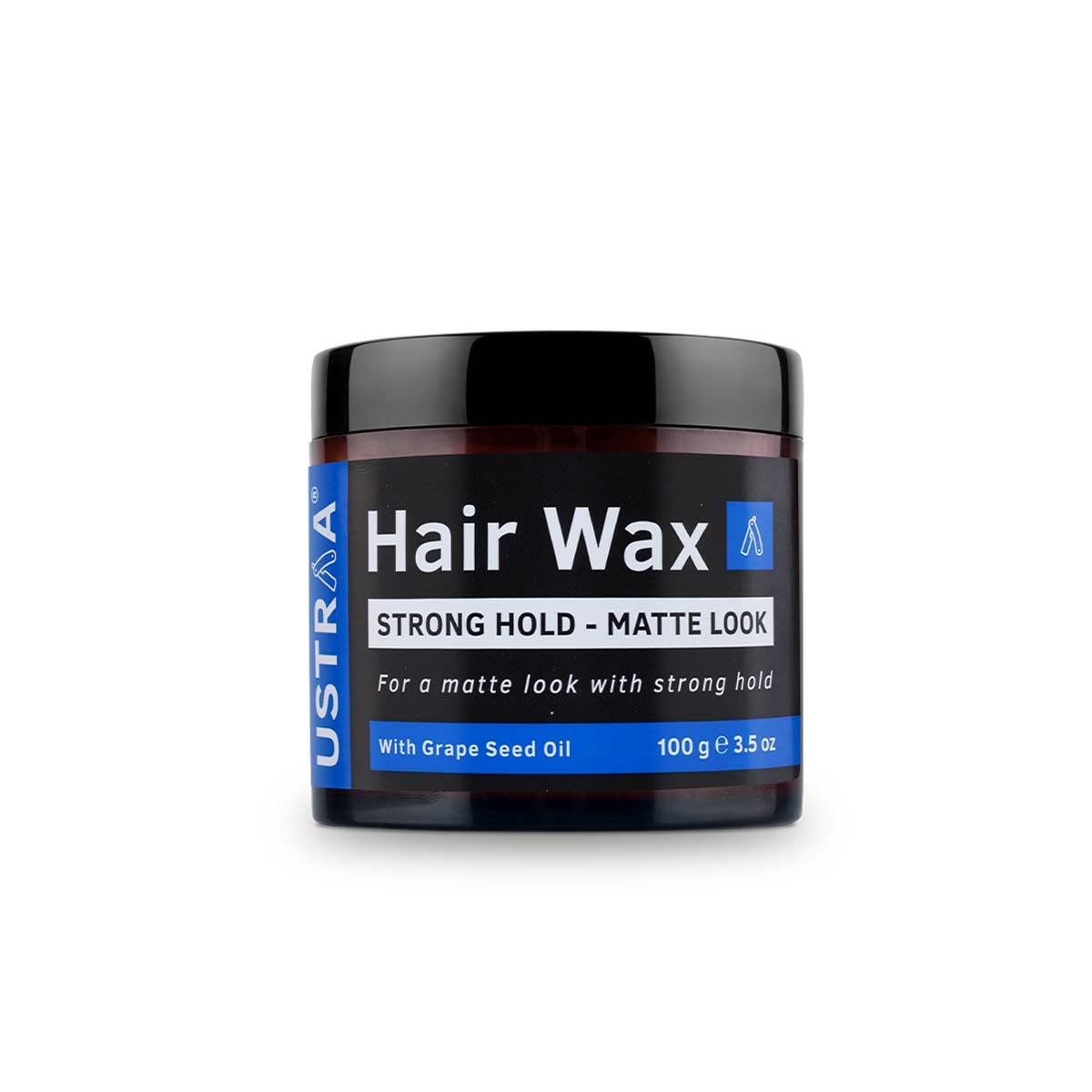 Ustraa Hair Vitalizer Shampoo - 250ml & Hair Wax - Strong Hold, Matte Look - 100g 
