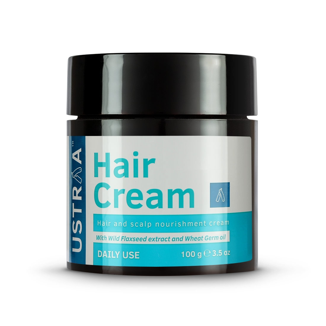 Ustraa Hair Vitalizer Shampoo - 250ml & Daily-Use Hair Cream - 100g